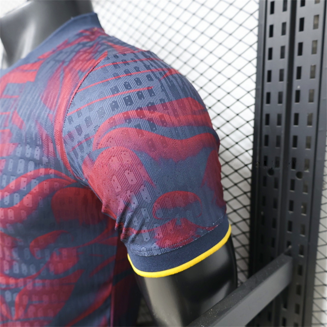 Barcelona 26-27 Barça Indigo Bloom Special Jersey - Player Version - Unitedfutballjersey