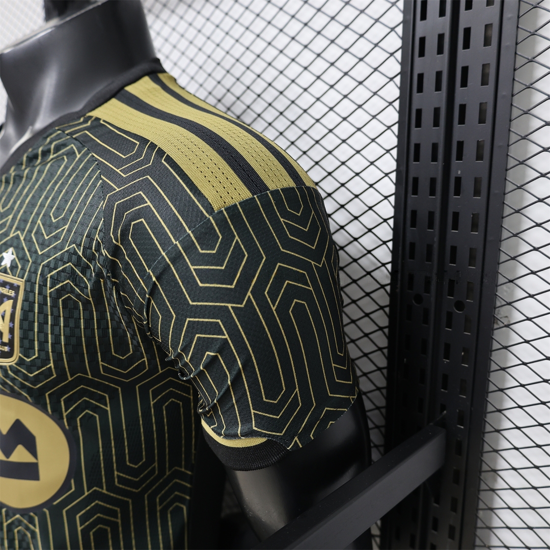 Los Angeles FC 26-27 Home Jersey With Star - Player Version - Unitedfutballjersey