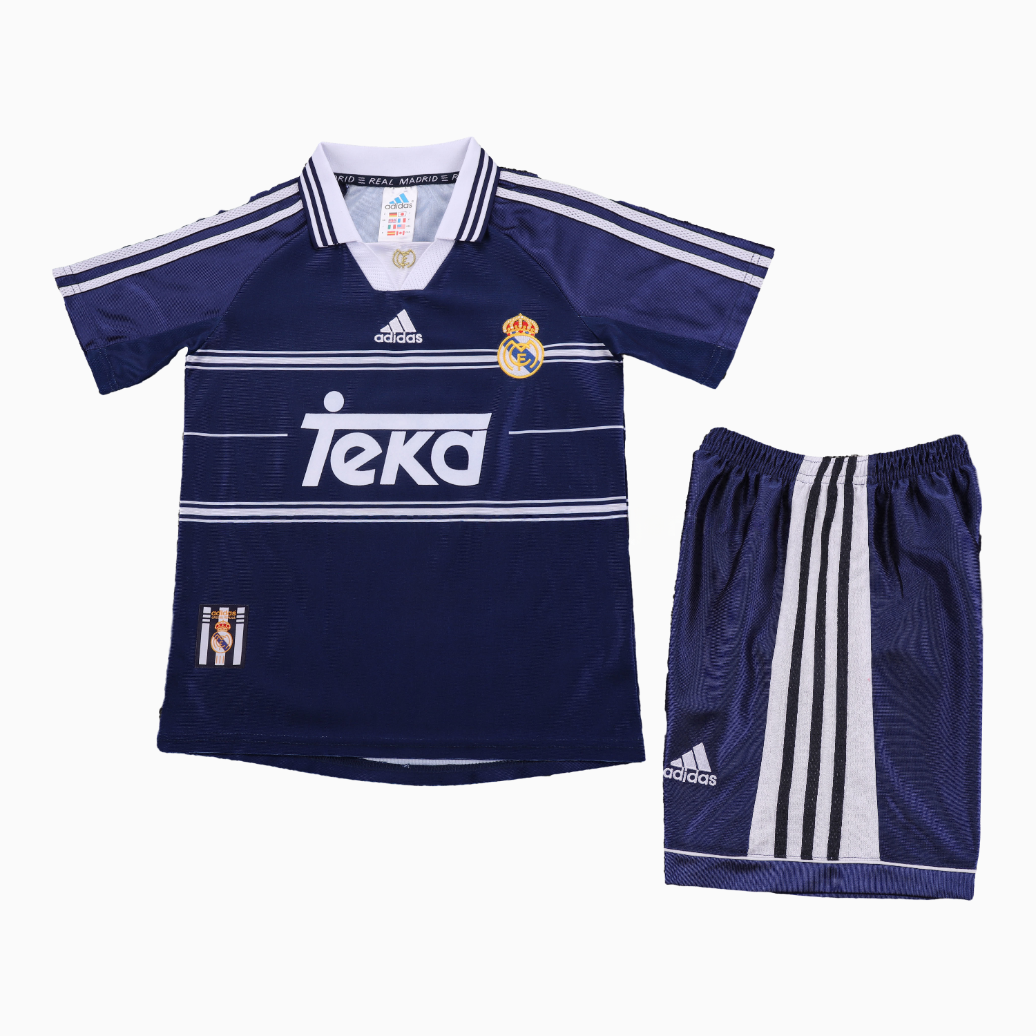 Retro Real Madrid 1998-99 Away Kids Kit - Unitedfutballjersey