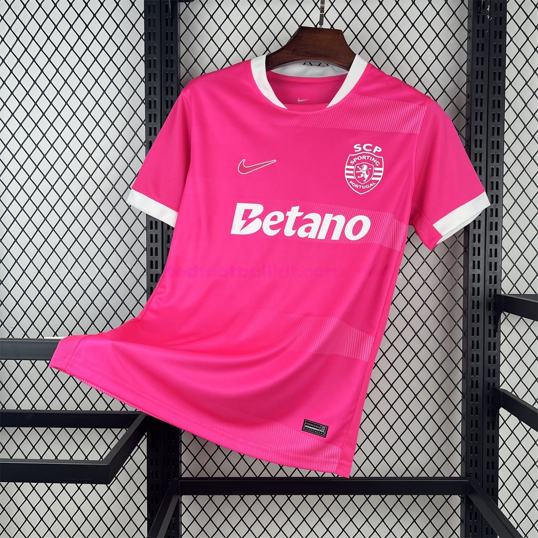 Sporting CP 26-27 Pink October Jersey - Fans Version - Unitedfutballjersey