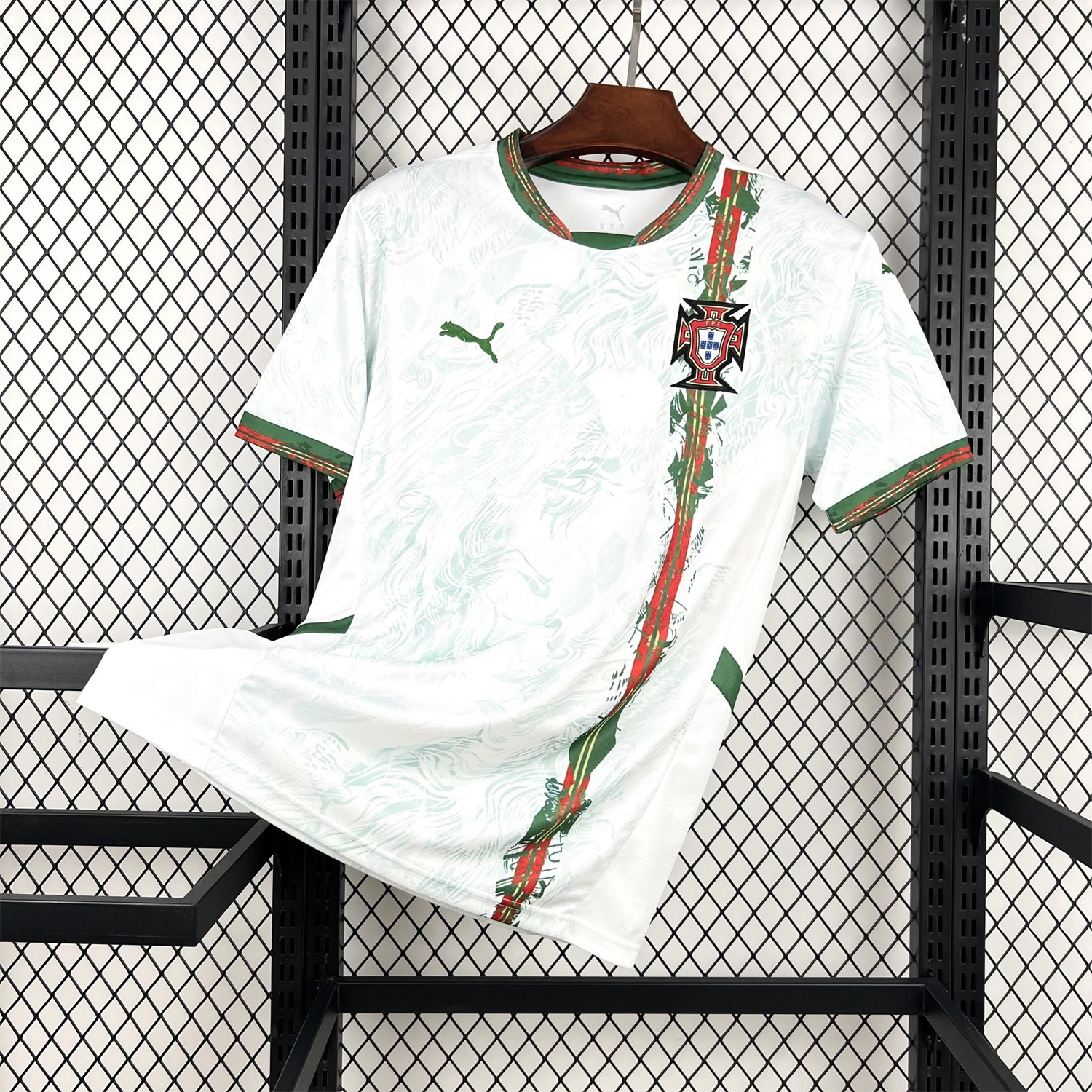 Portugal 2026 Pale Mint Green With Moss Green Special Jersey - Fans Version - Unitedfutballjersey