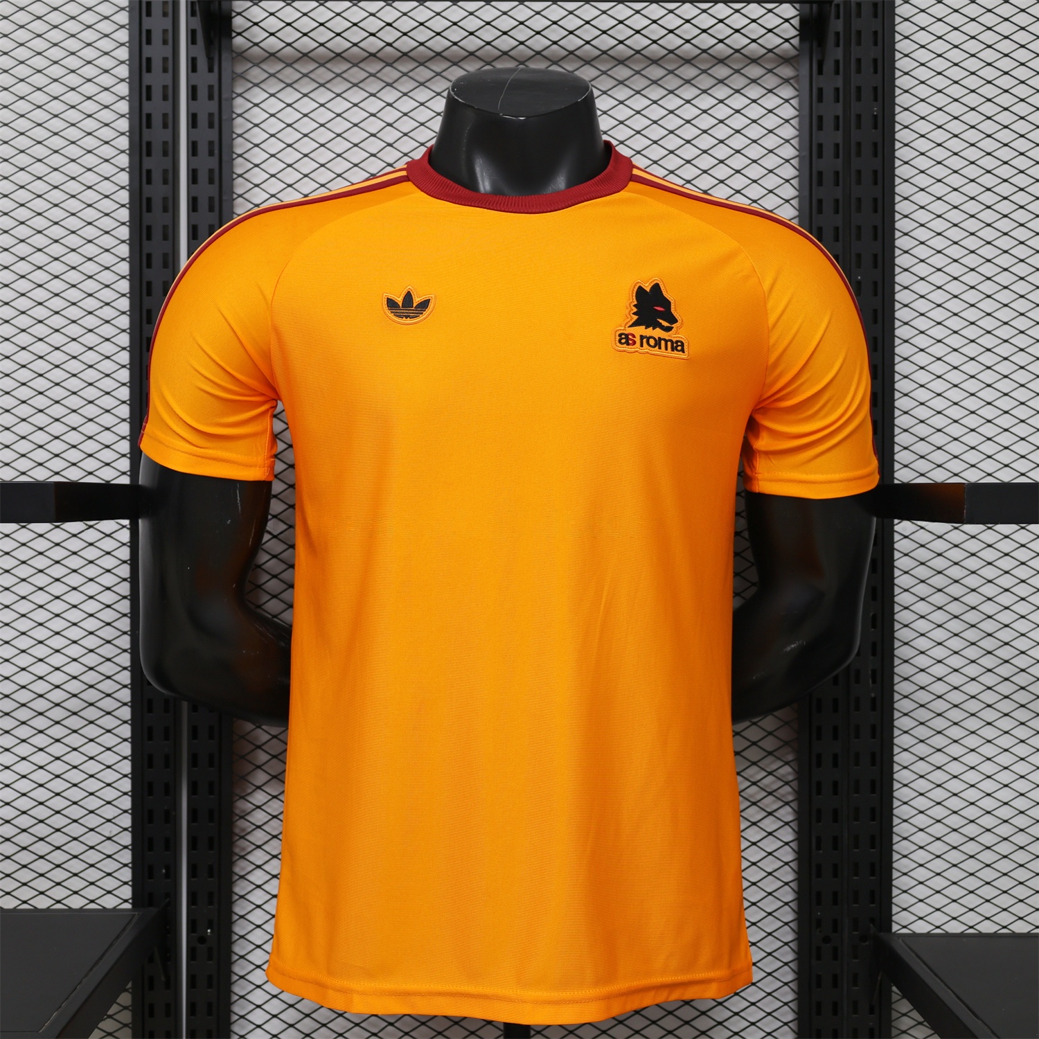 AS Roma 25-26 Retro Casual Style Orange Special Jersey - Player Version - Unitedfutballjersey