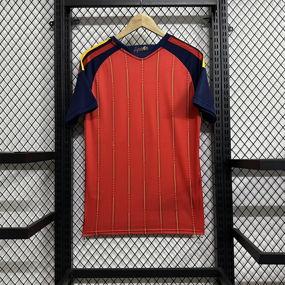 Spain 2026 Home Red Jersey - Fans Version - Unitedfutballjersey