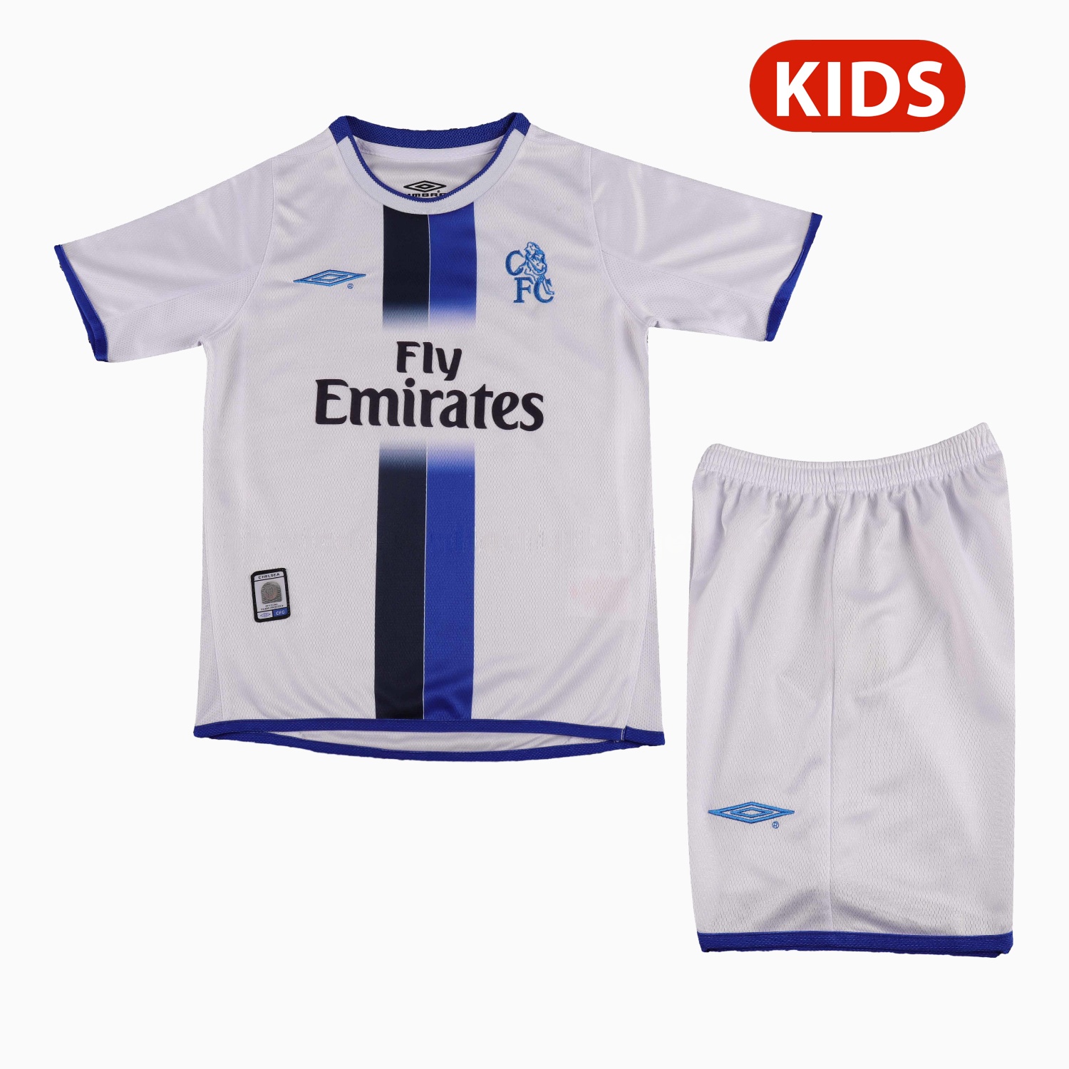 Retro C.H.E.L.S.E.A 2003-04 Away Kids Kit - Unitedfutballjersey
