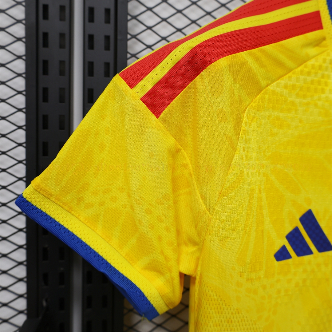Women's Colombia 2026 Home Cropped Jersey - Player Version - Unitedfutballjersey