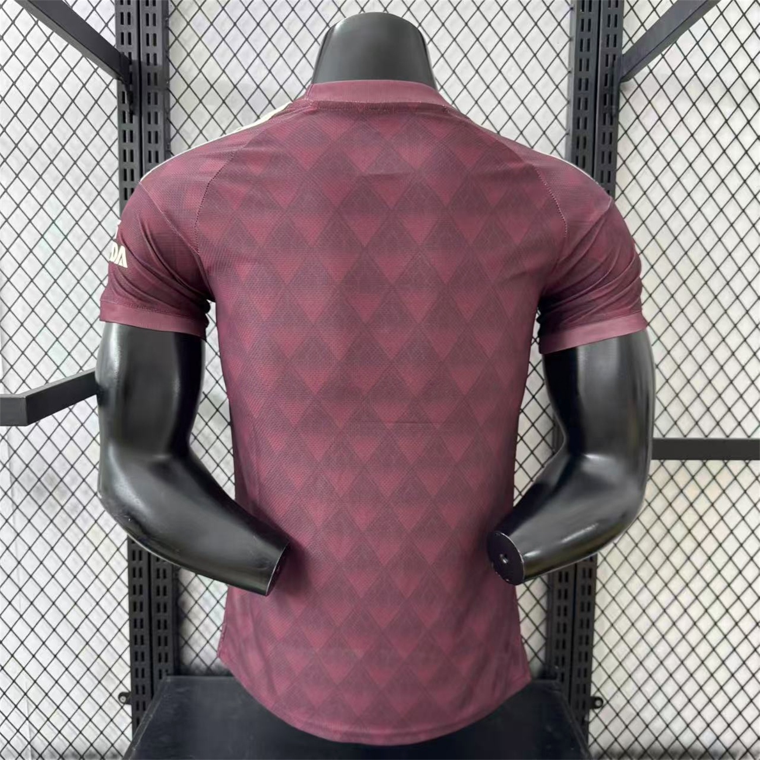 Arsenal 26-27 Yellow Sponsors Wine Red Special Jersey - Player Version - Unitedfutballjersey