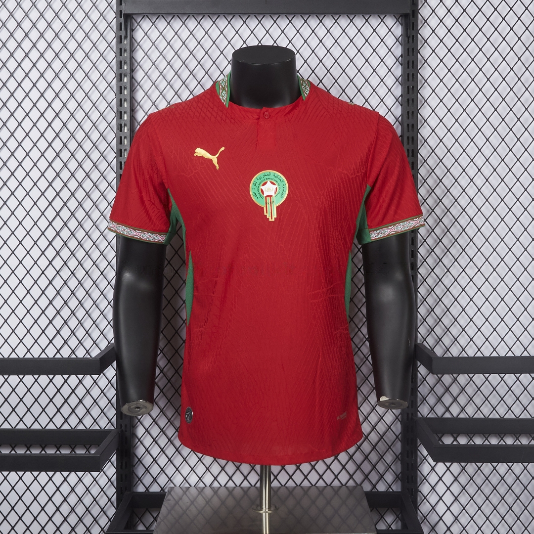 Morocco 2026 Home Jersey - Player Version - Unitedfutballjersey