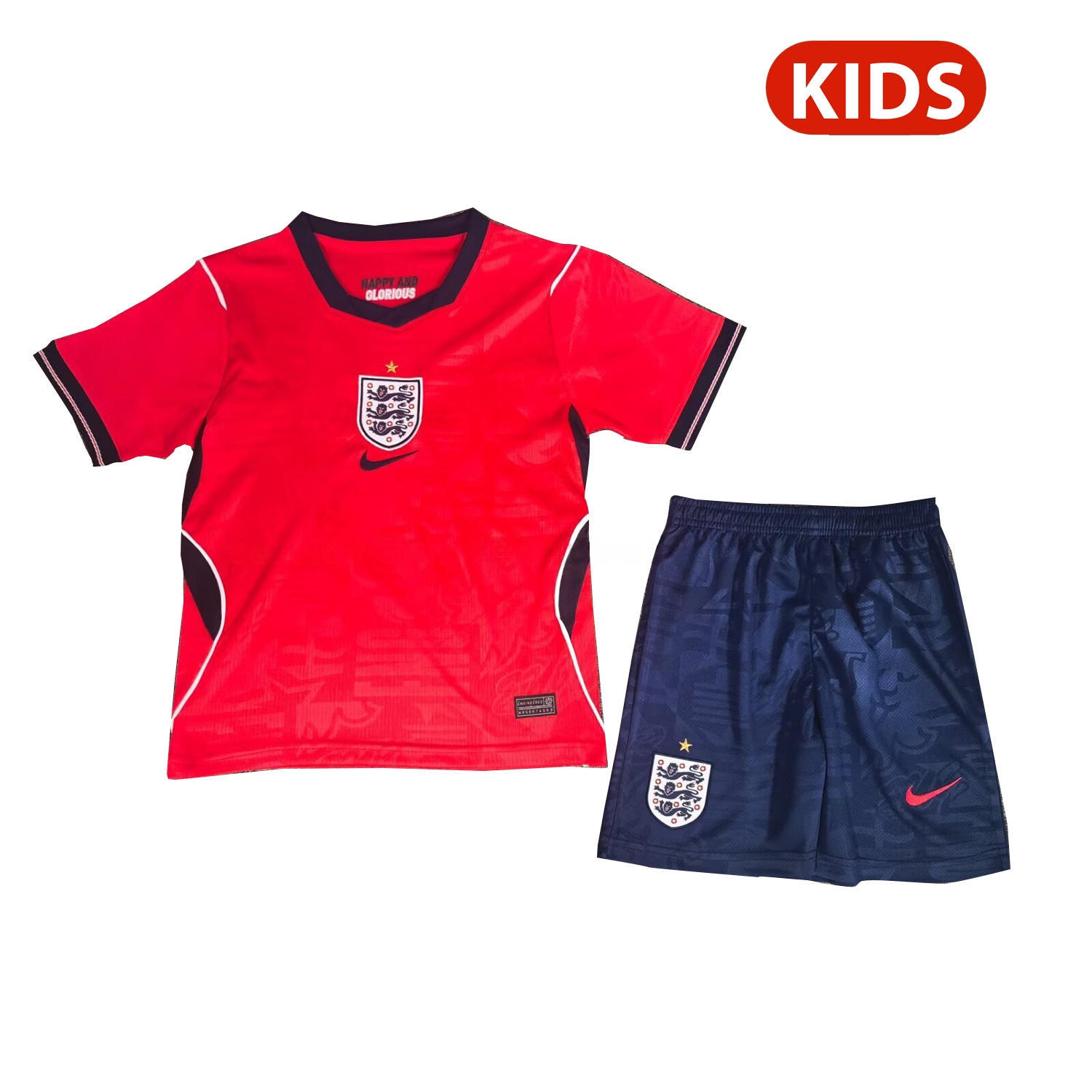 England 2026 Away Kids Kit - Unitedfutballjersey