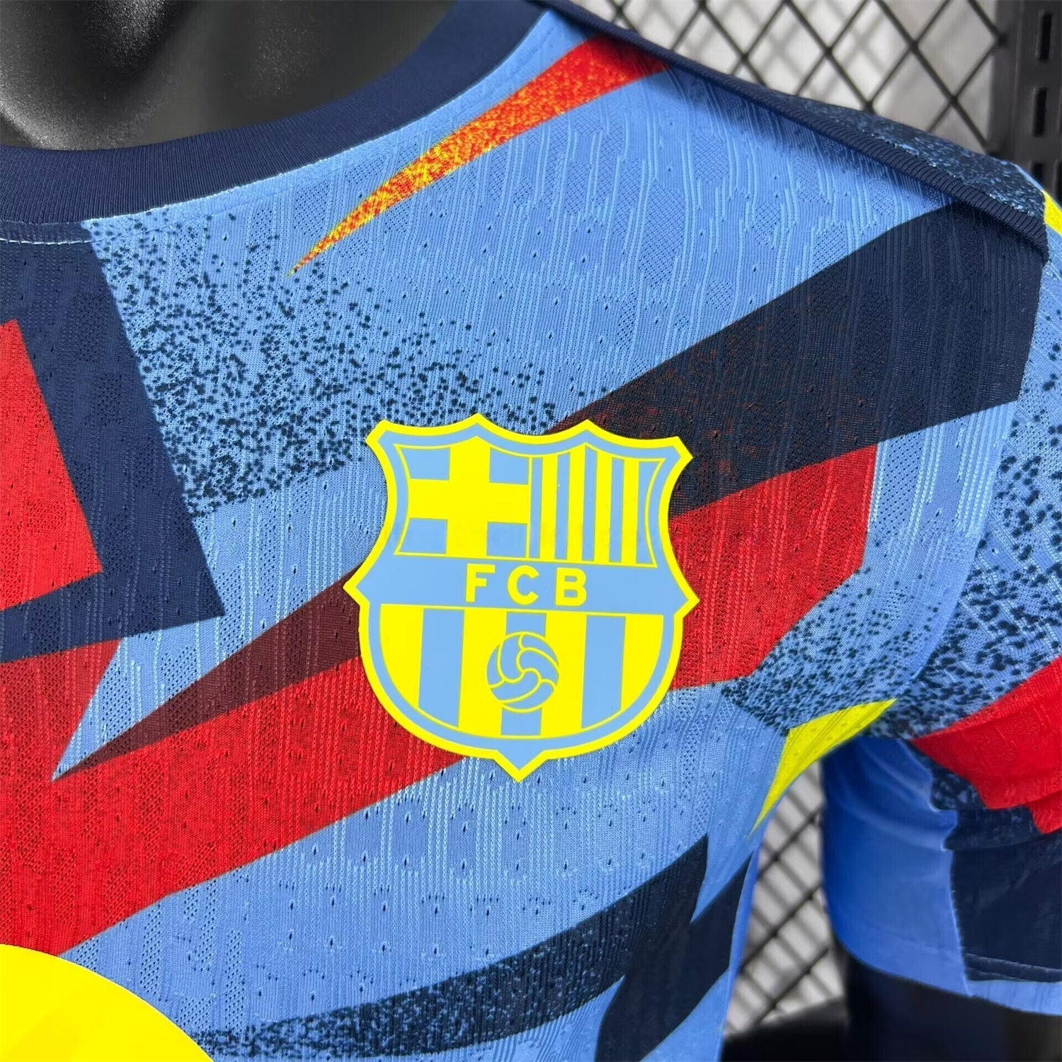 Barcelona 25-26 Mottled Colors Pre-Match Jersey - Player Version - Unitedfutballjersey