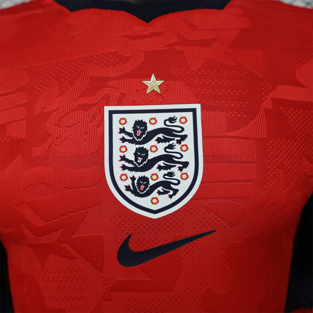 England 2026 Away Long Sleeves Jersey - Player Version - Unitedfutballjersey