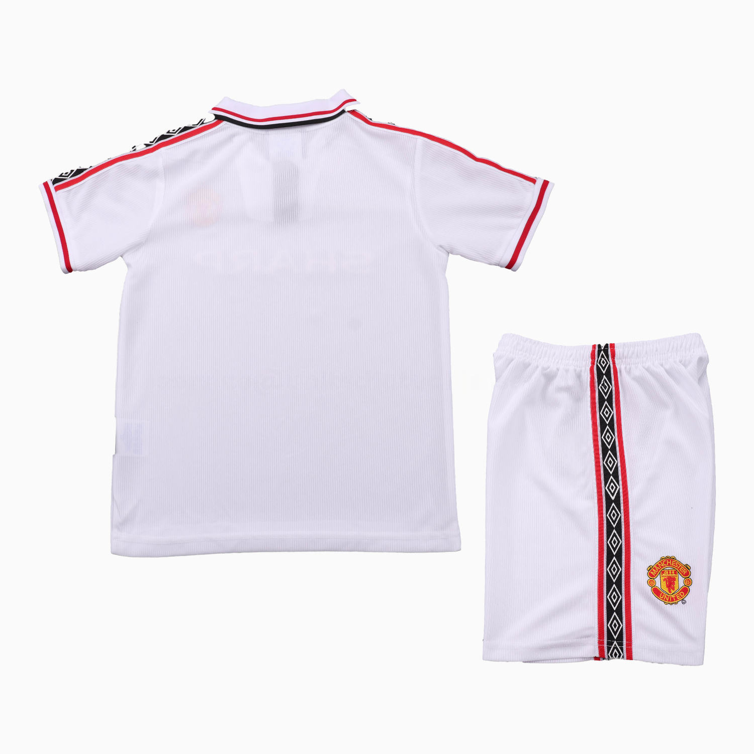 Retro Manchester United 1998-99 White Special Kids Kit - Unitedfutballjersey