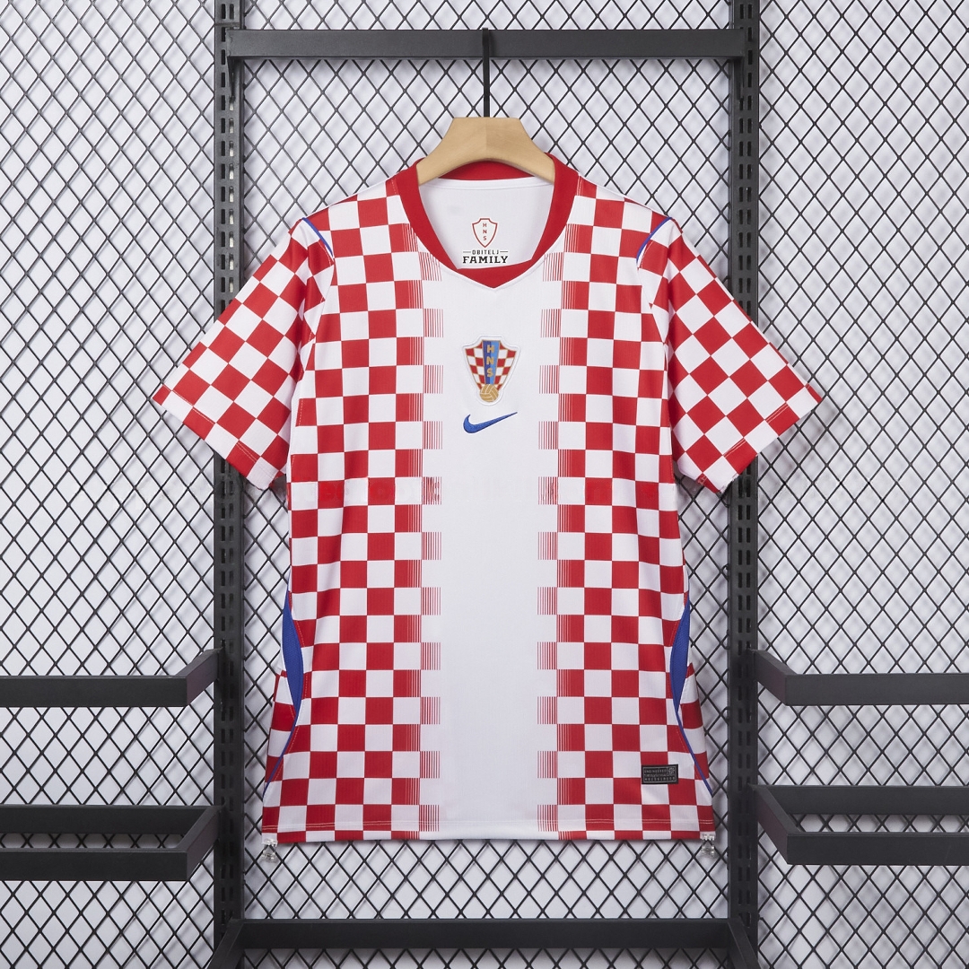 Croatia 2026 Home White And Red Jersey - Fans Version - Unitedfutballjersey