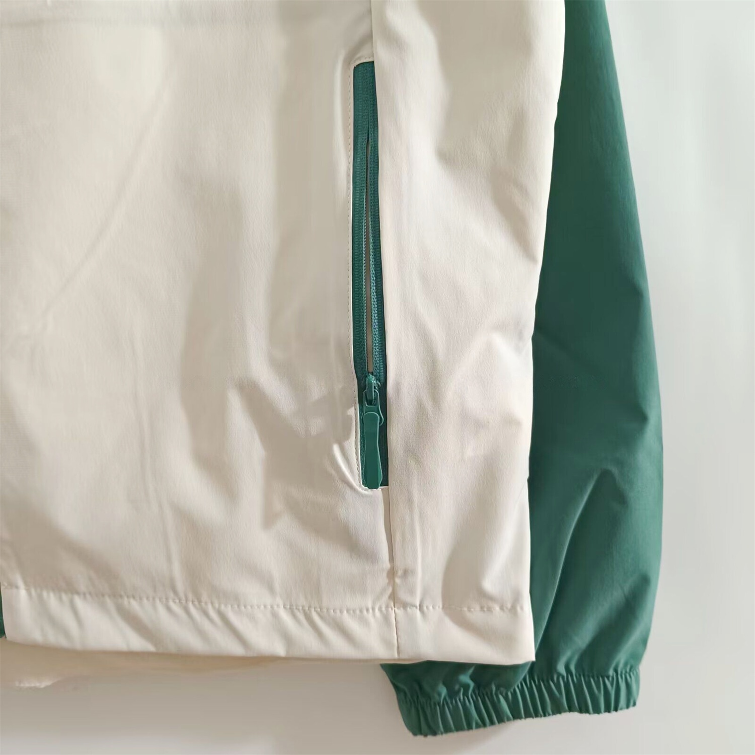 Palmeiras 25-26 Training Windbreaker Jacket - Grey With Green - Unitedfutballjersey