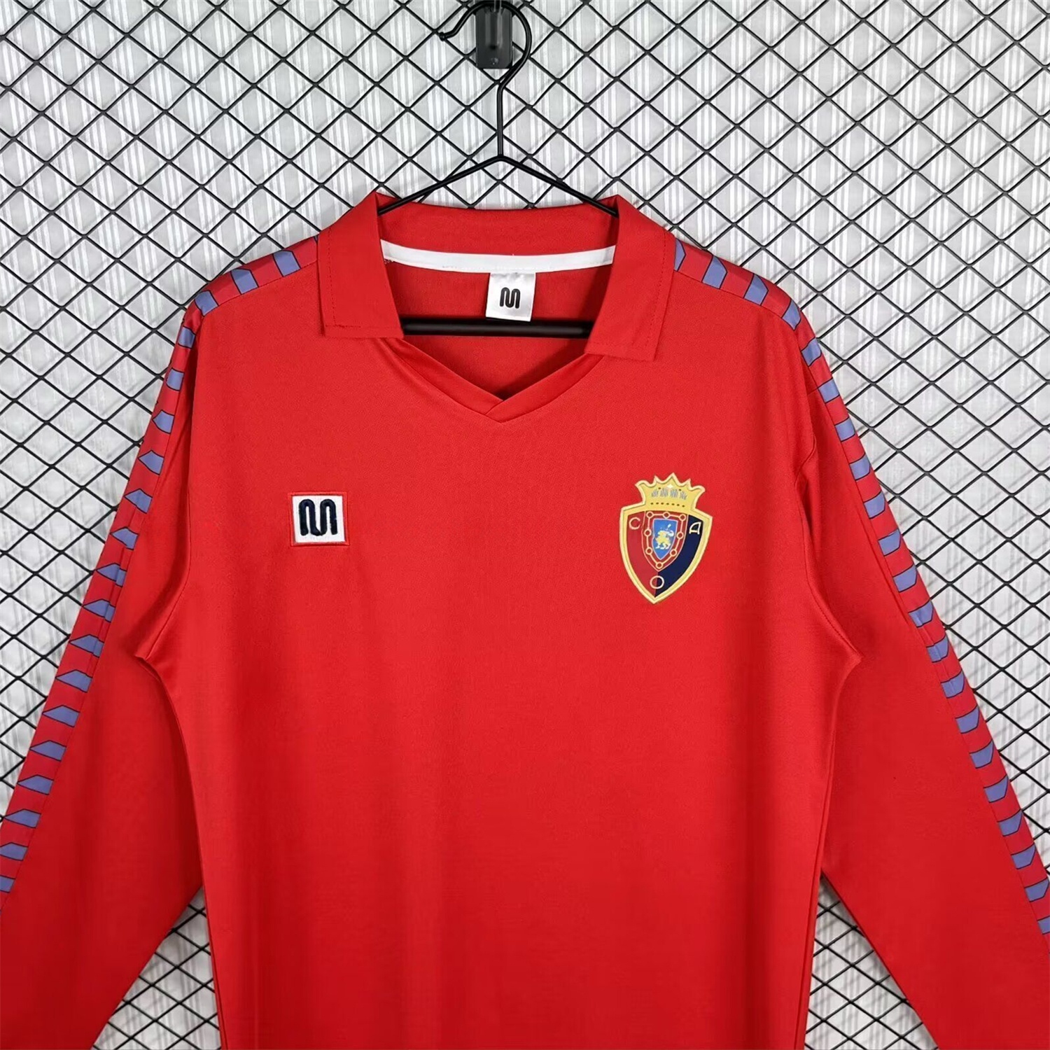 Retro Osasuna 1983-84 Home Long Sleeves Jersey - Unitedfutballjersey