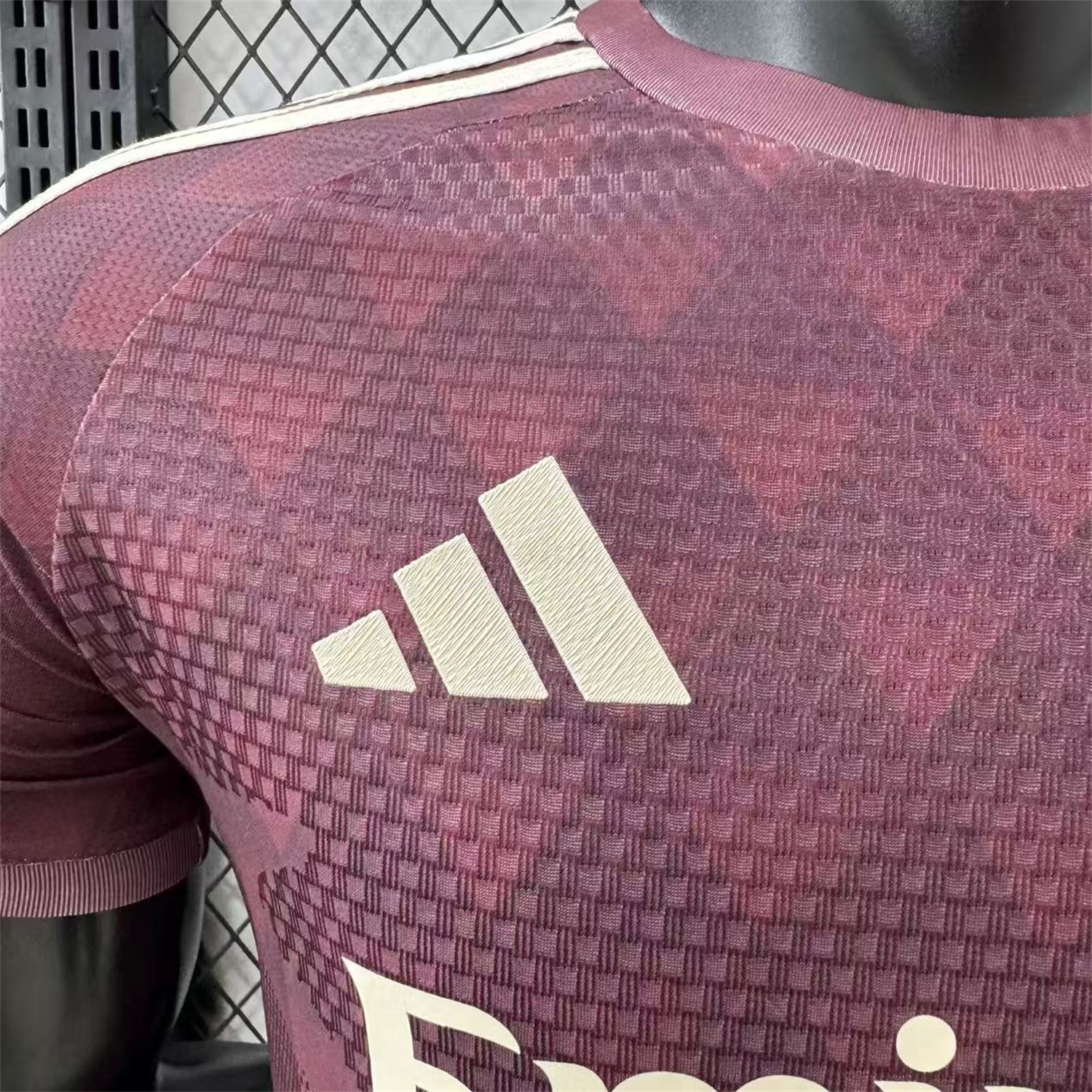 Arsenal 26-27 Yellow Sponsors Wine Red Special Jersey - Player Version - Unitedfutballjersey