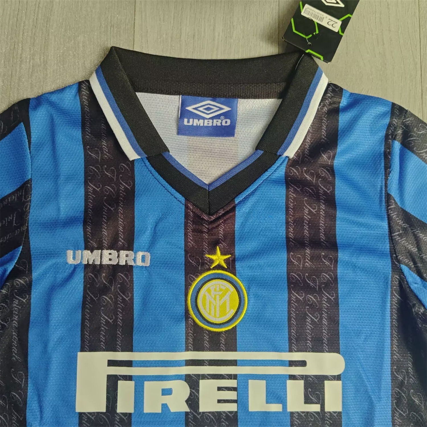Retro Inter Milan 1997-98 Home Kids Kit - Unitedfutballjersey