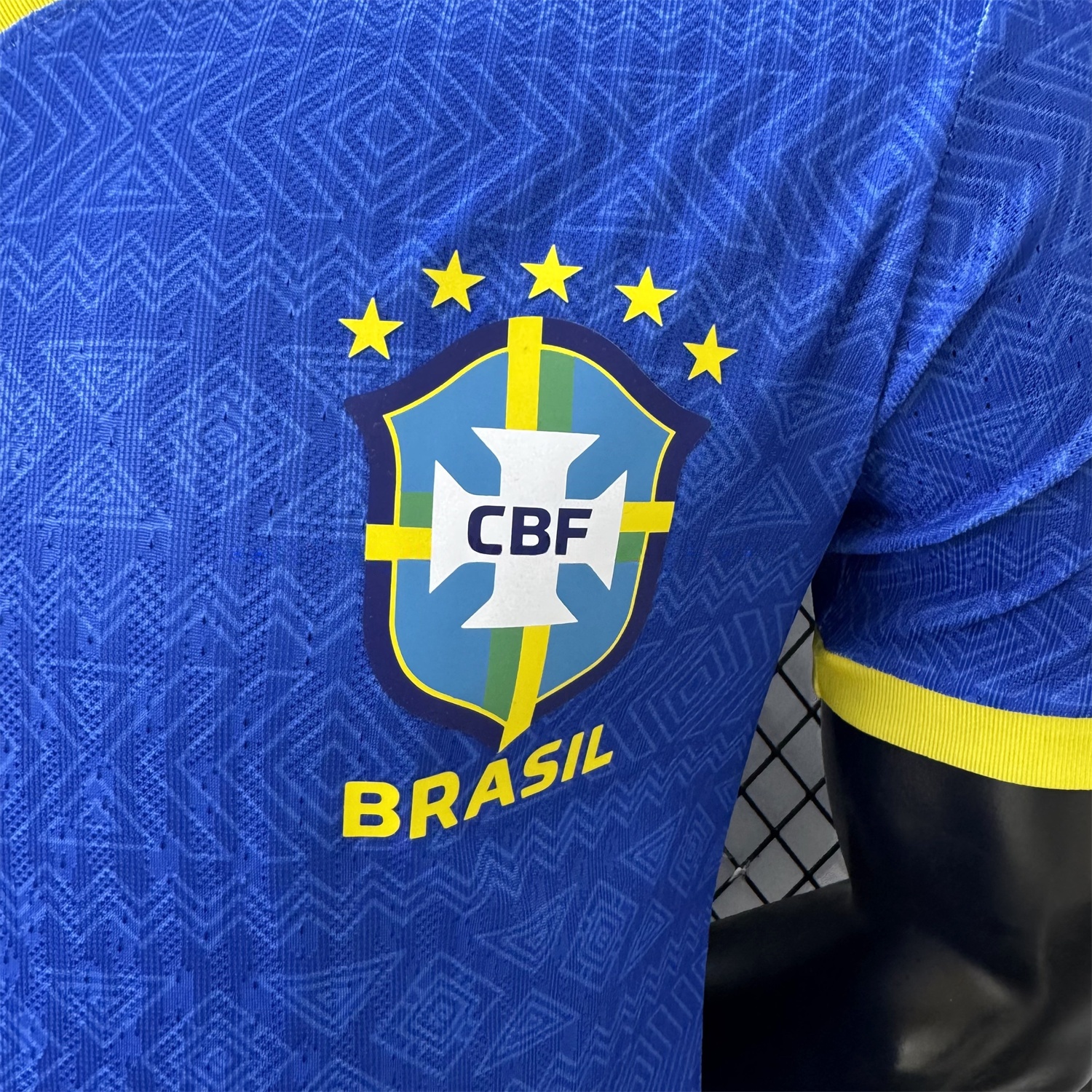 Brazil 2026 Diamond Texture Blue Special Jersey - Player Version - Unitedfutballjersey