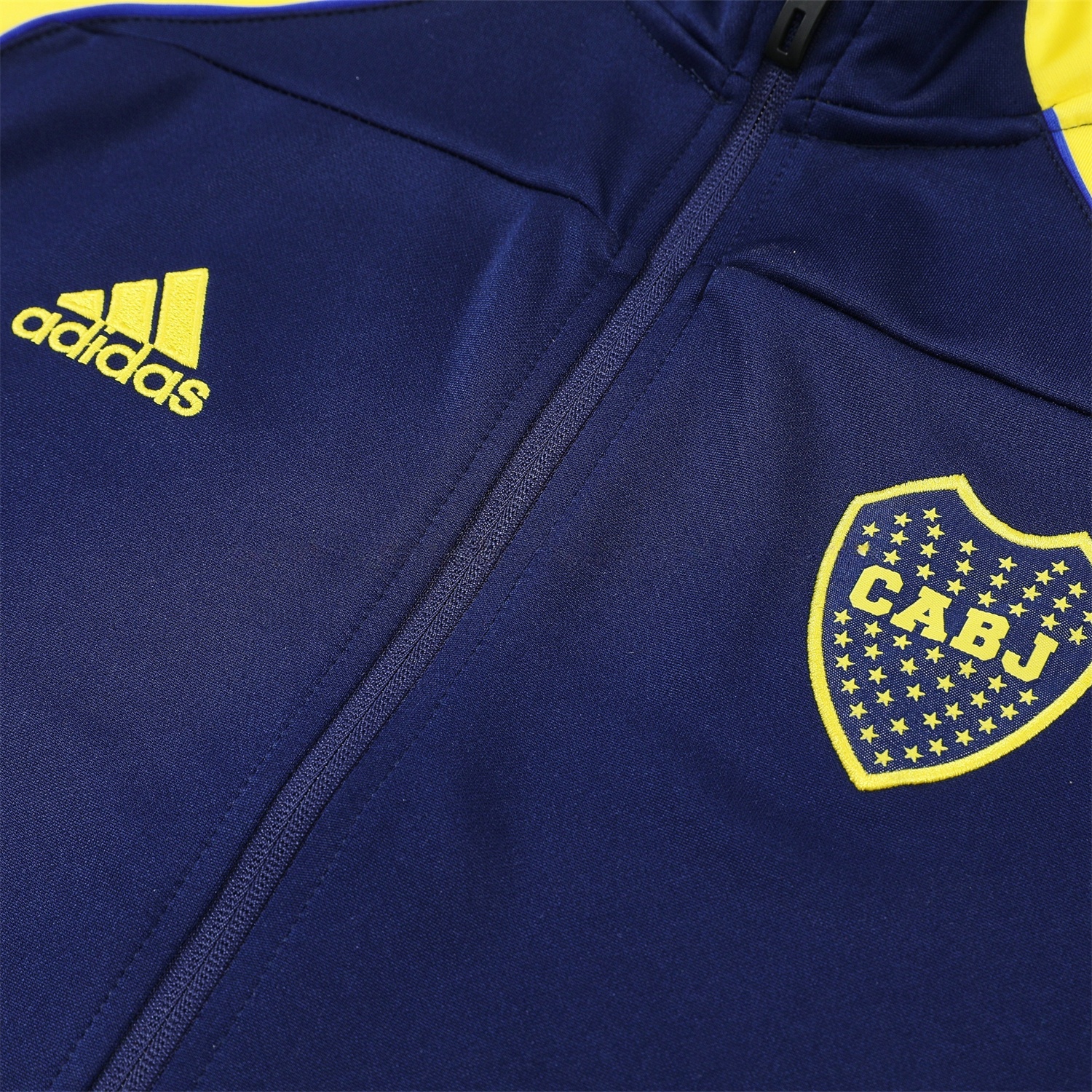 Boca Juniors 2026 Jacket Training Tracksuit - Dark Blue With Yellow Jackets & Pants - Unitedfutballjersey