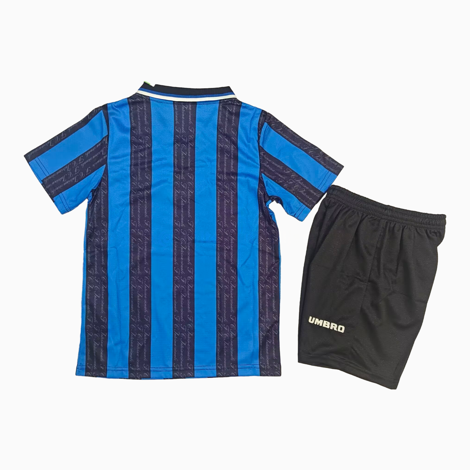 Retro Inter Milan 1997-98 Home Kids Kit - Unitedfutballjersey
