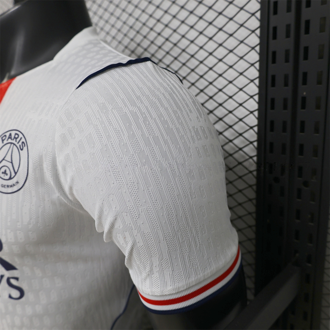 Paris Saint-Germain PSG 25-26 Red Blue Stripes White Special Jersey - Player Version - Unitedfutballjersey