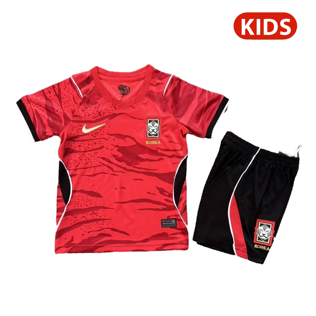 South Korea 2026 Home Kids Kit - Unitedfutballjersey