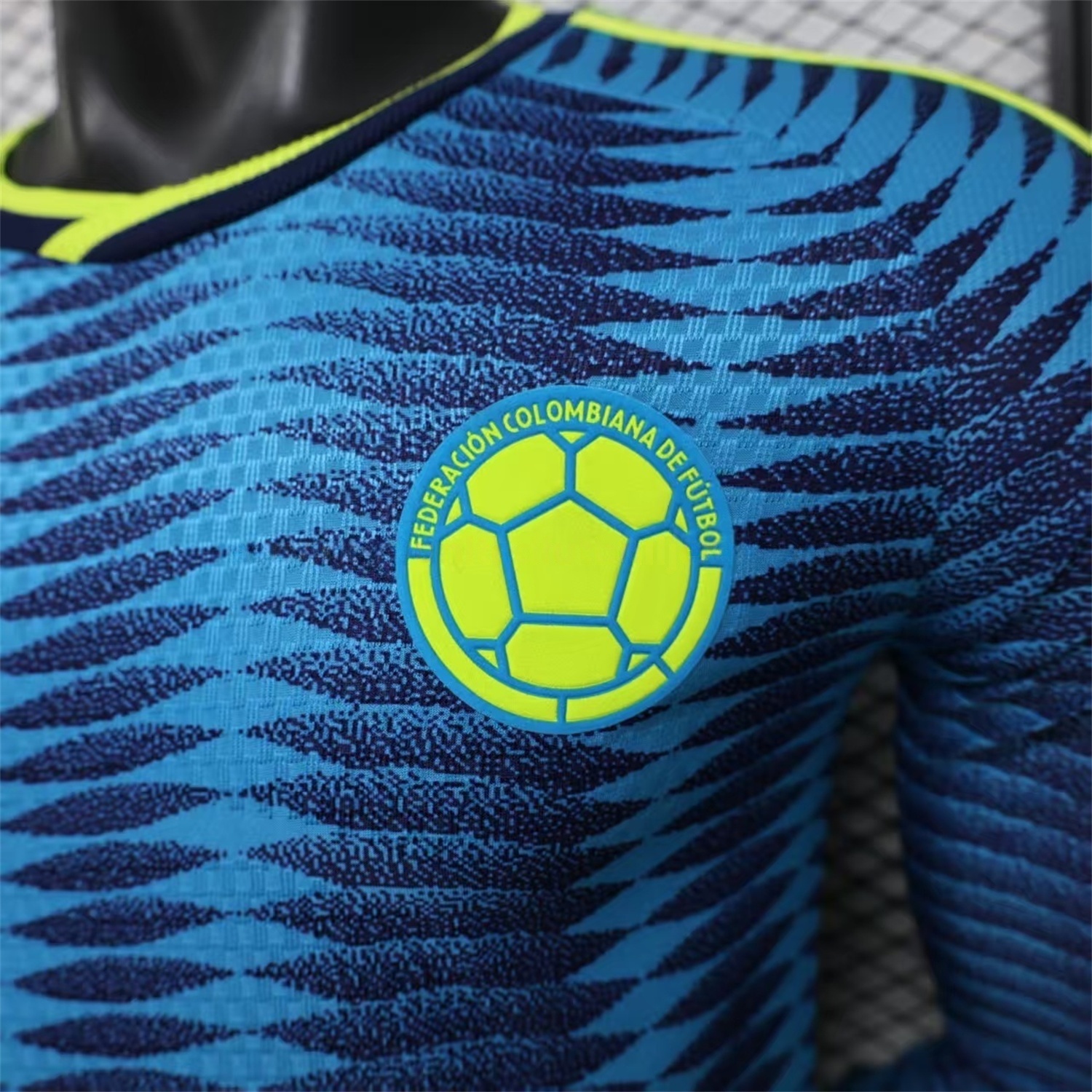 Colombia 2026 Away Blue Long Sleeves Jersey - Player Version - Unitedfutballjersey