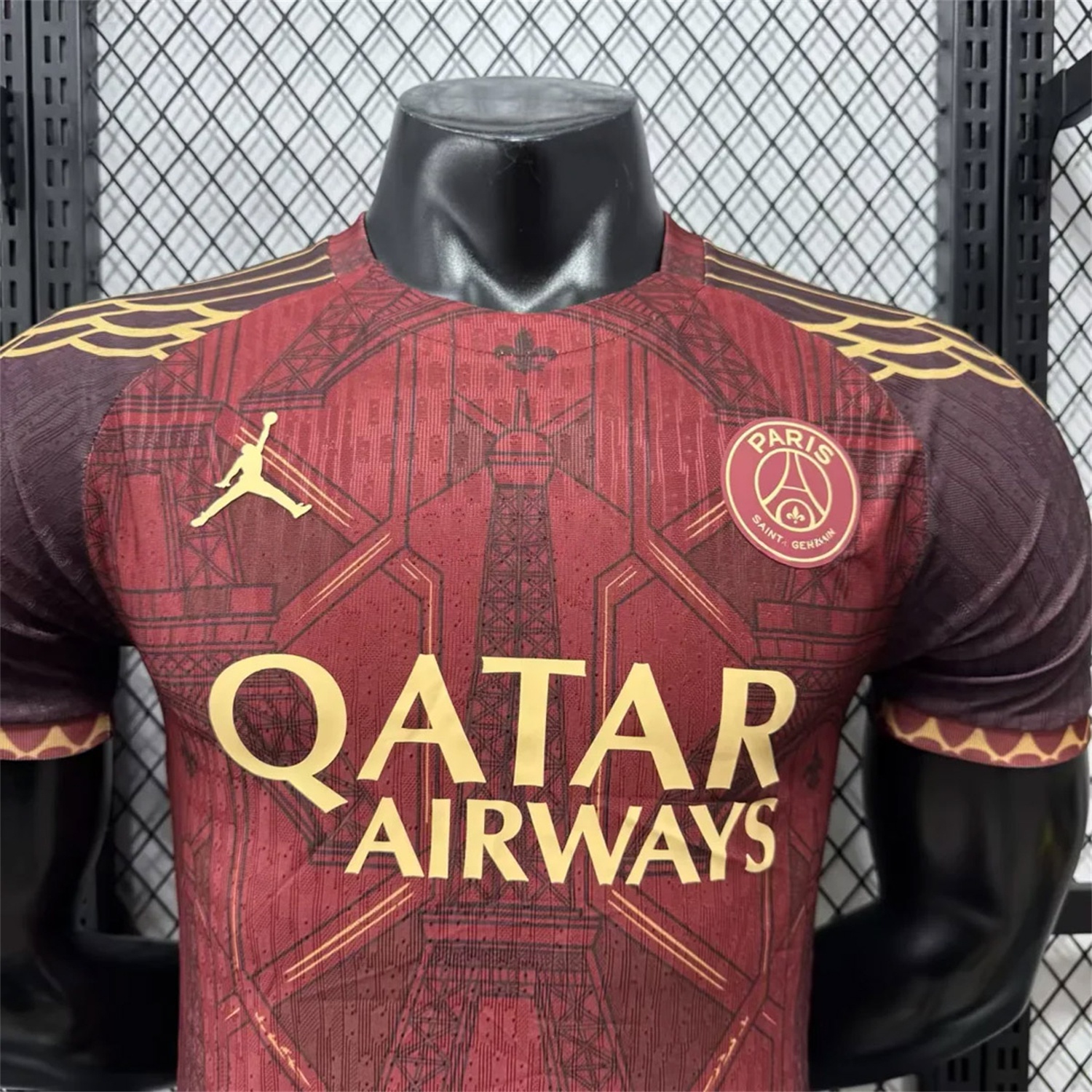 Paris Saint-Germain PSG 25-26 Red Eiffel Tower Concept Special Jersey - Player Version - Unitedfutballjersey