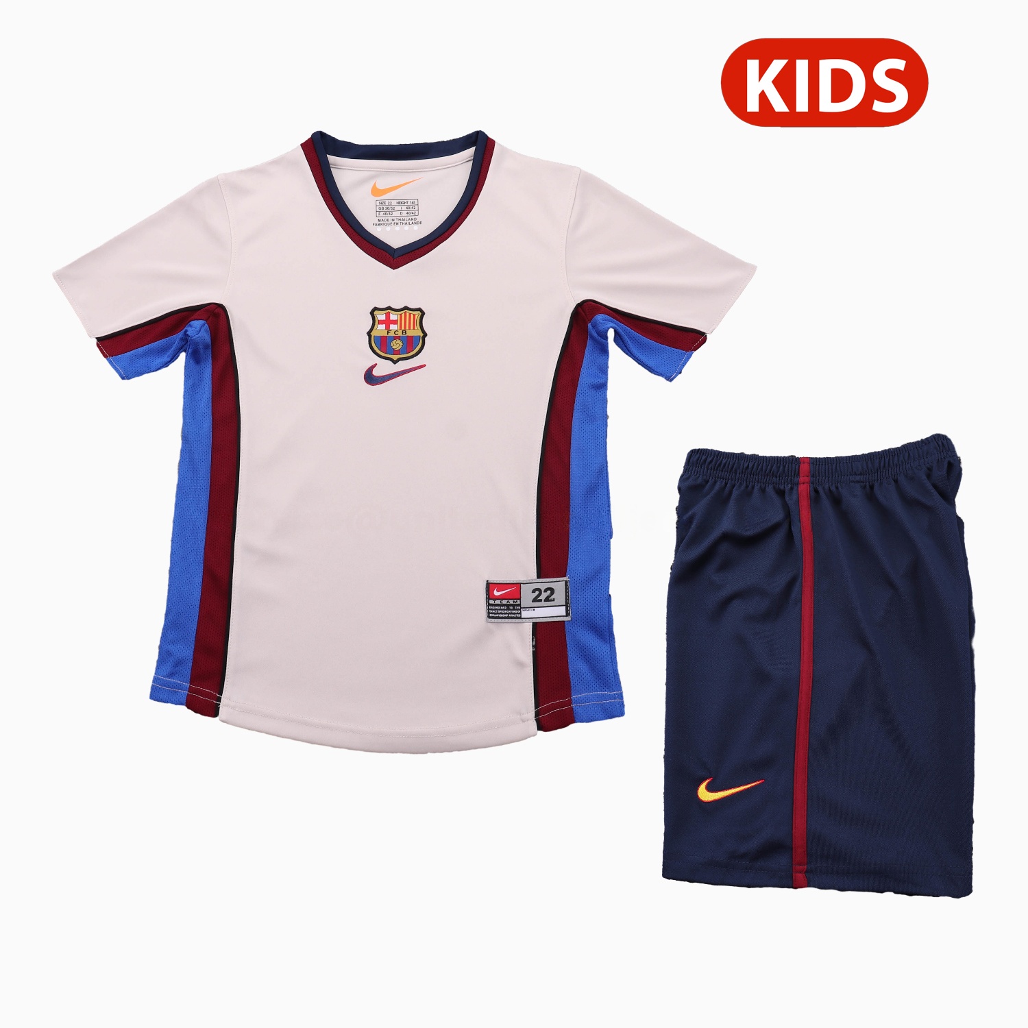 Retro Barcelona 1998-99 Away Kids Kit - Unitedfutballjersey