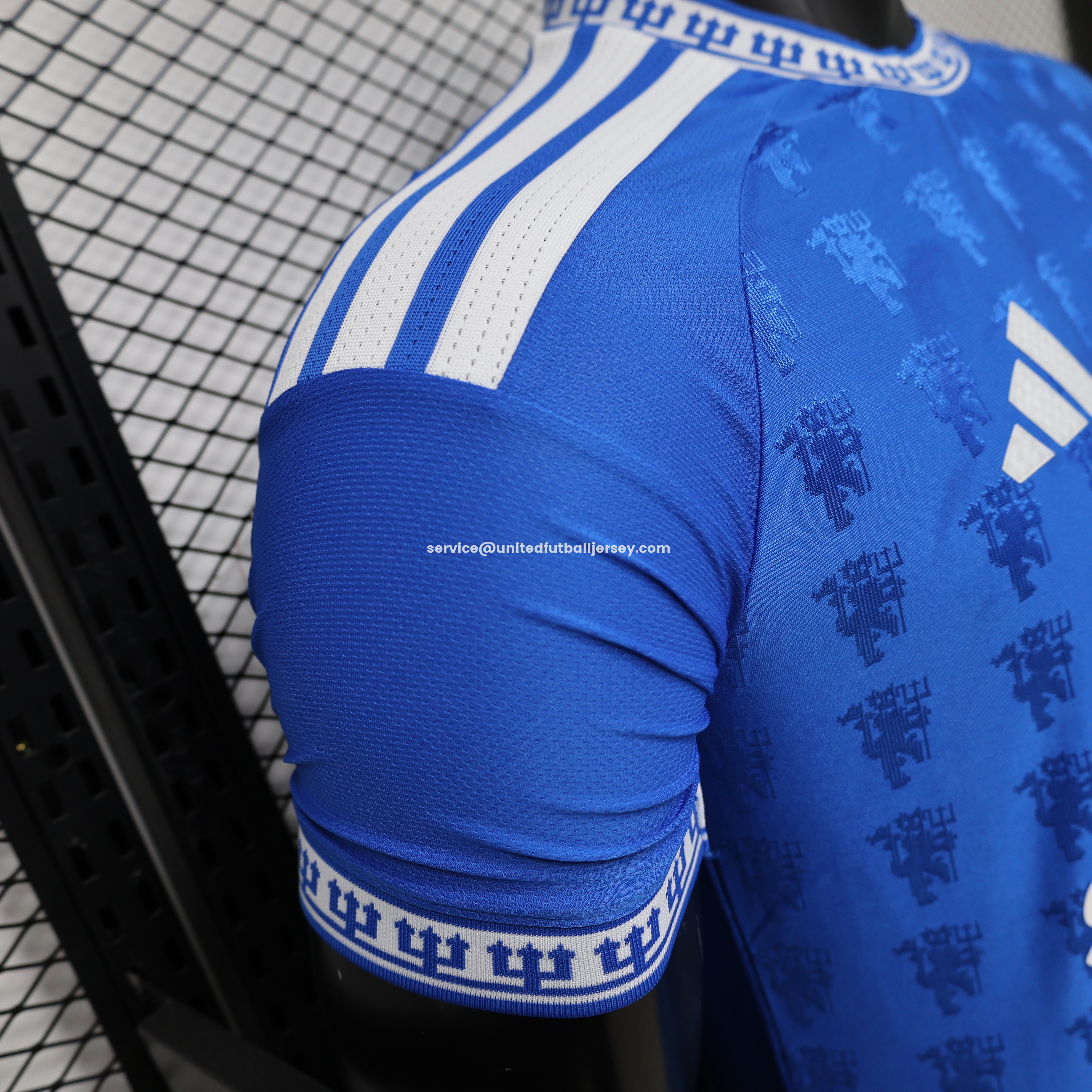 Manchester United 26-27 Retro Style Blue Jersey - Player Version - Unitedfutballjersey