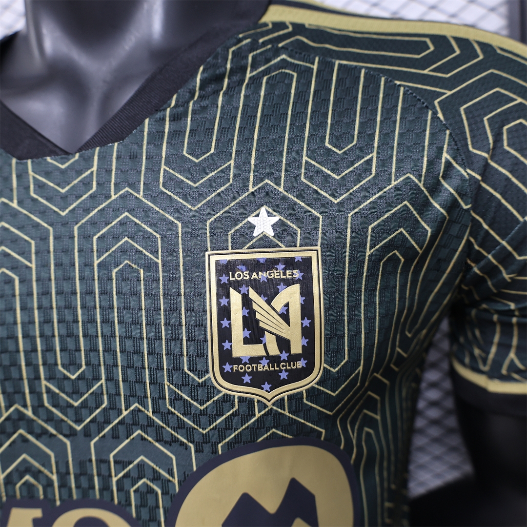 Los Angeles FC 26-27 Home Jersey With Star - Player Version - Unitedfutballjersey
