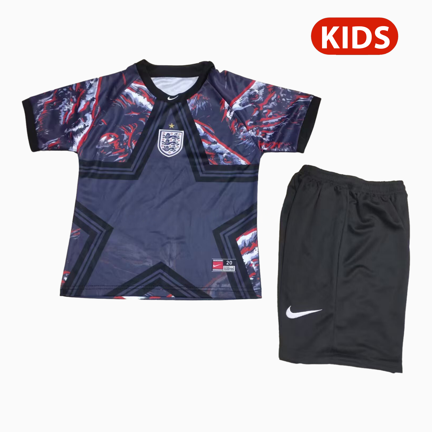England 2026 Hollywood Goalkeeper Special Kids Kit - Unitedfutballjersey