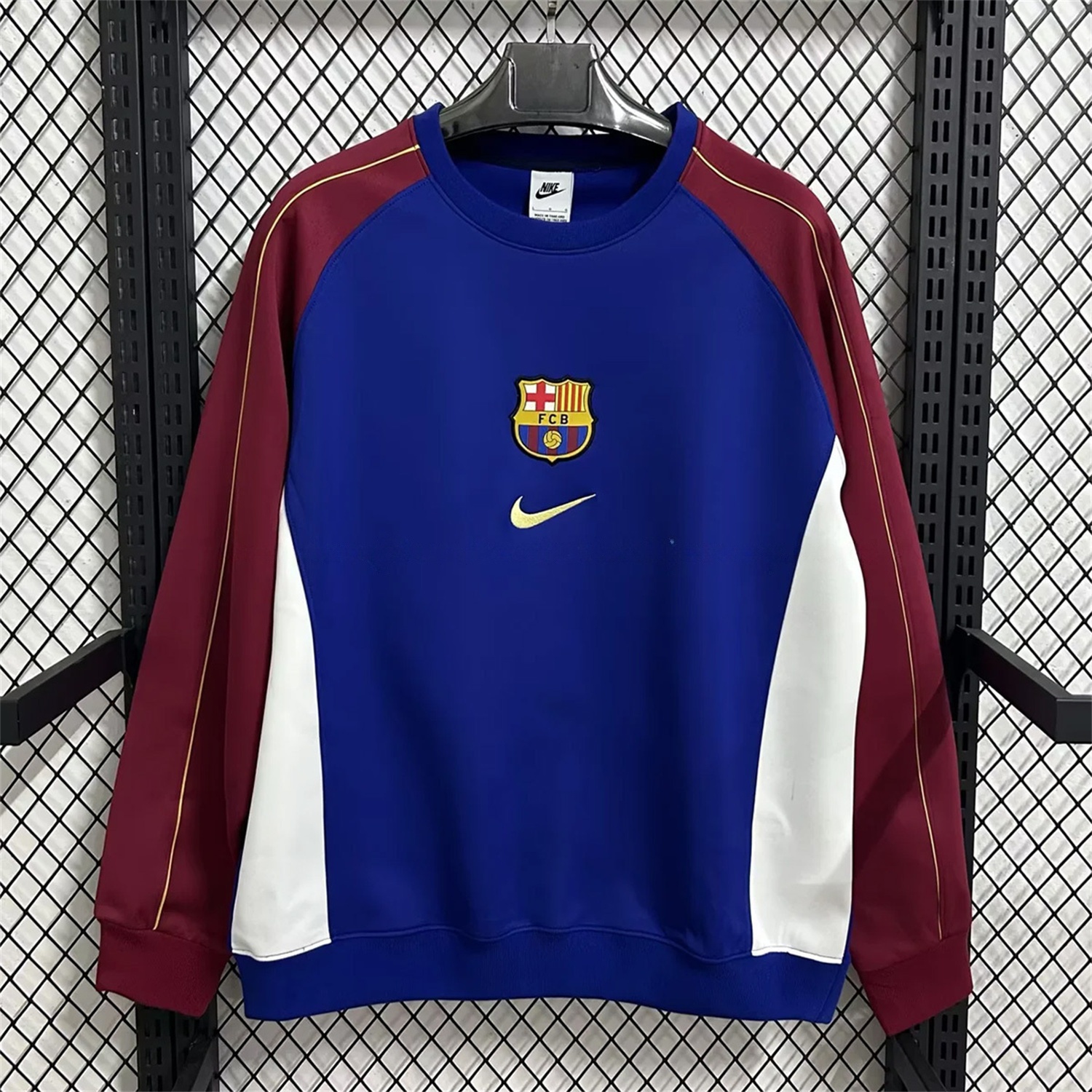 Barcelona 25-26 Blue And Red Unisex Pullover Hoodie - Unitedfutballjersey