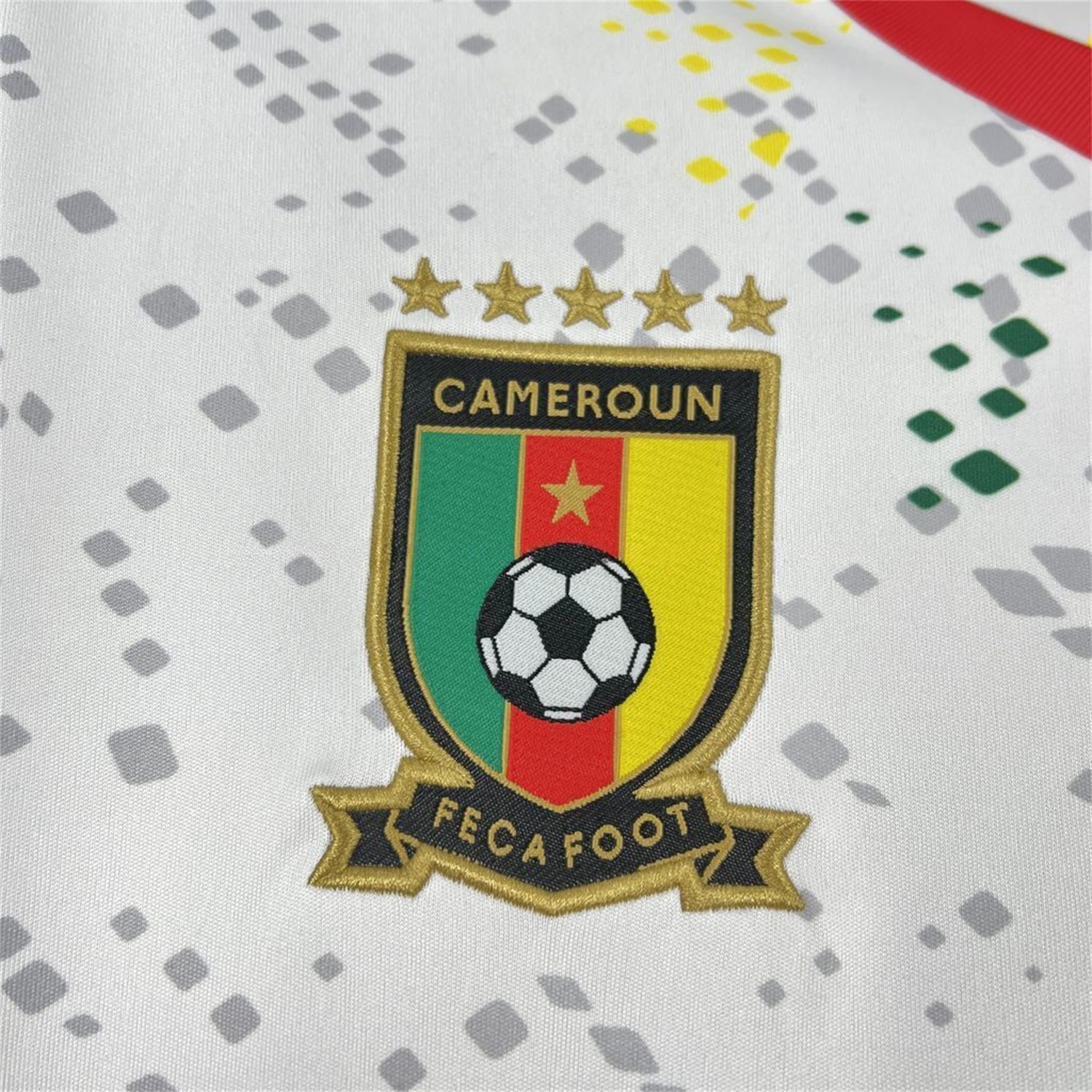 Cameroon 2026 Away White Jersey - Fans Version - Unitedfutballjersey
