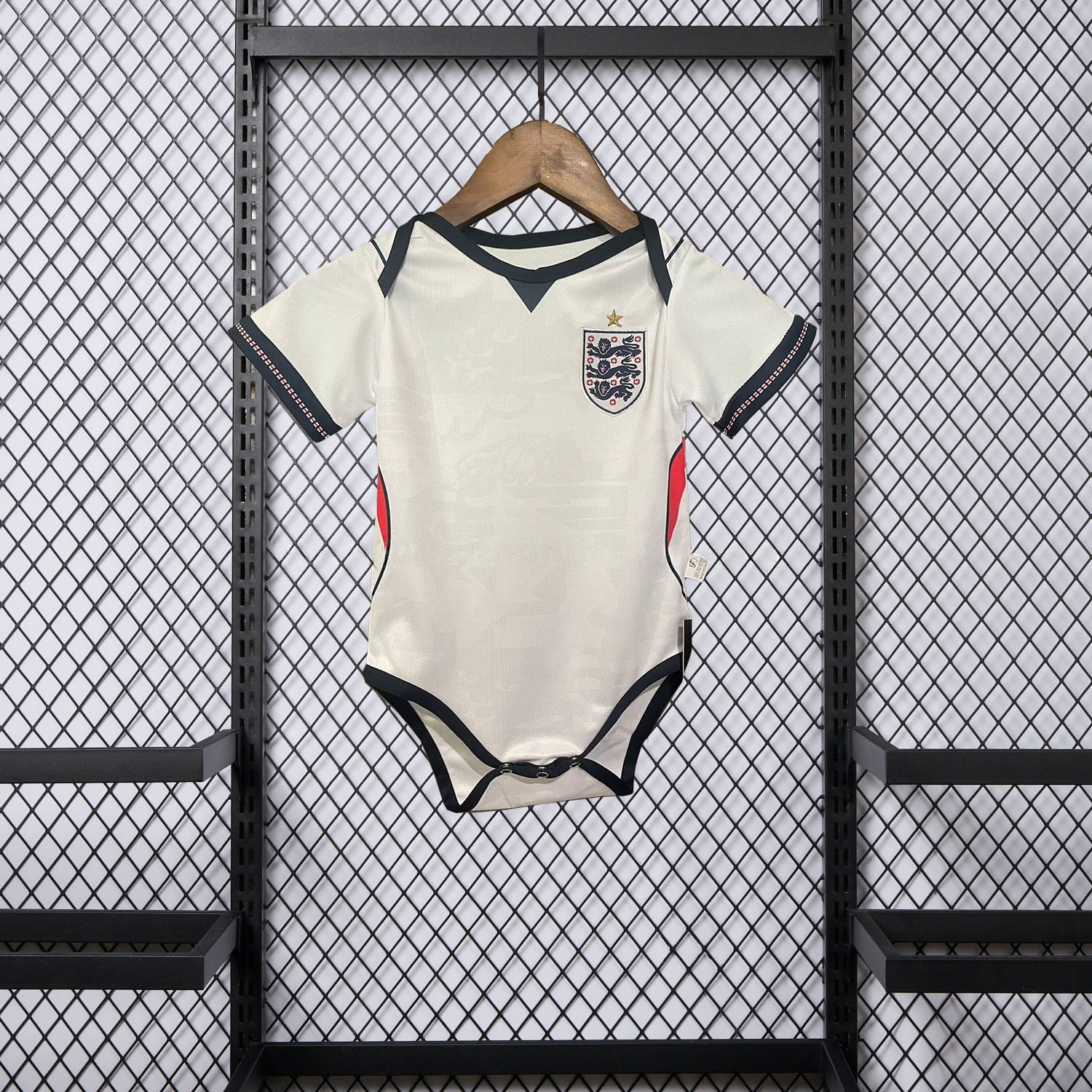 England 2026 Home Baby Crawling Suit - Unitedfutballjersey