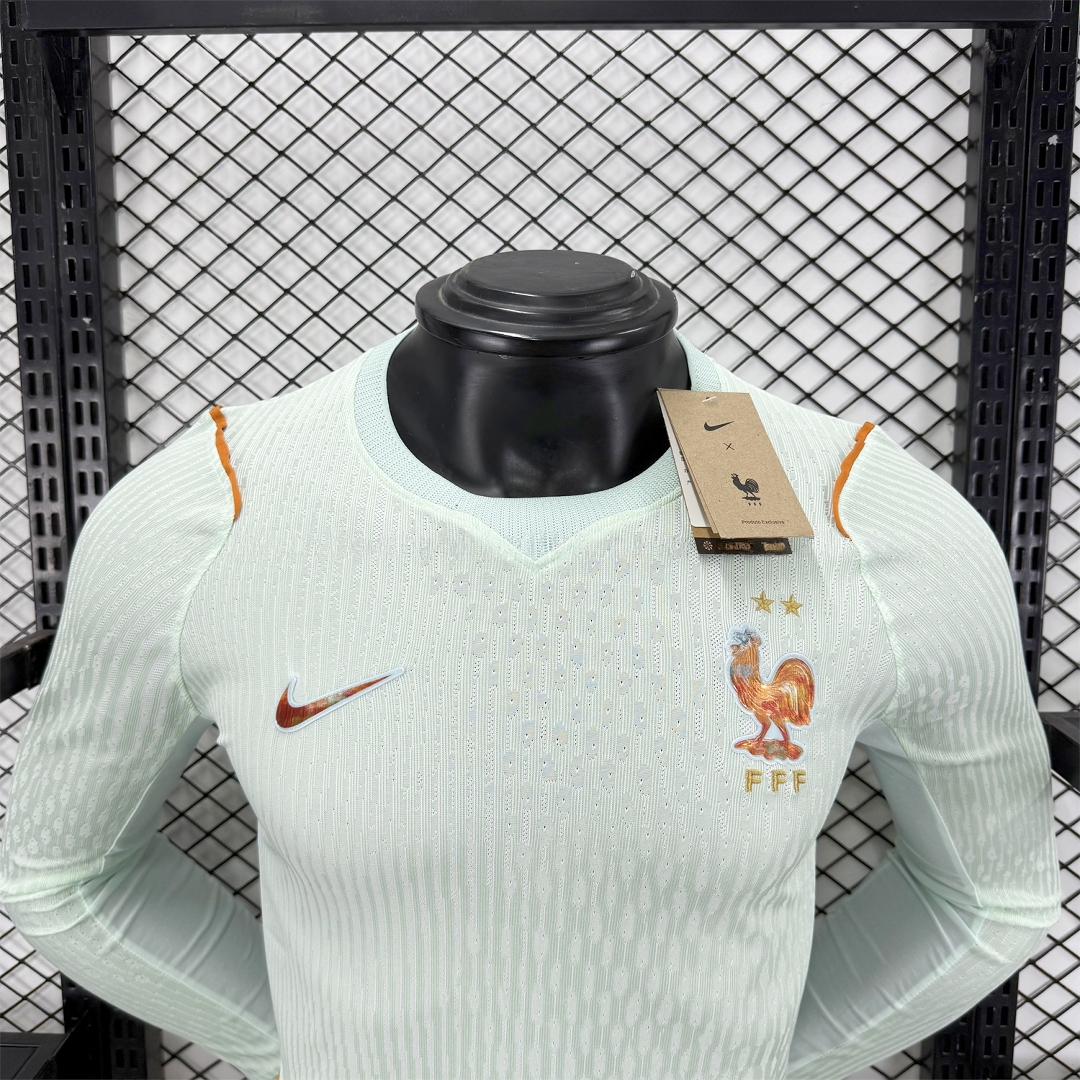 France 2026 Away Long Sleeves Jersey - Player Version - Unitedfutballjersey