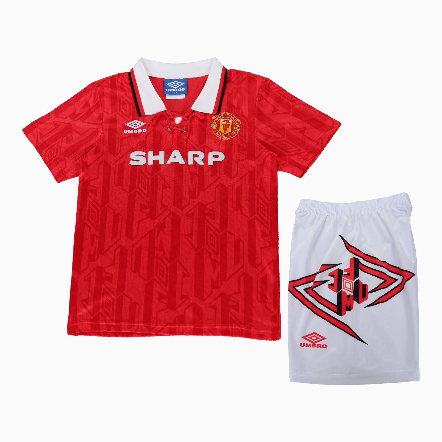 Retro Manchester United 92-94 Home Kids Kit - Unitedfutballjersey