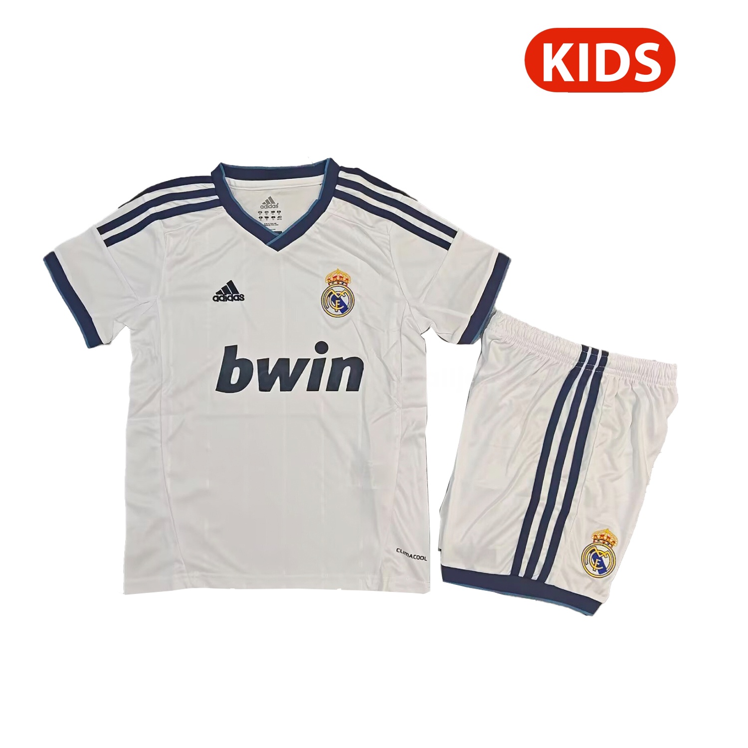 Retro Real Madrid 2012-13 Home Kids Kit - Unitedfutballjersey