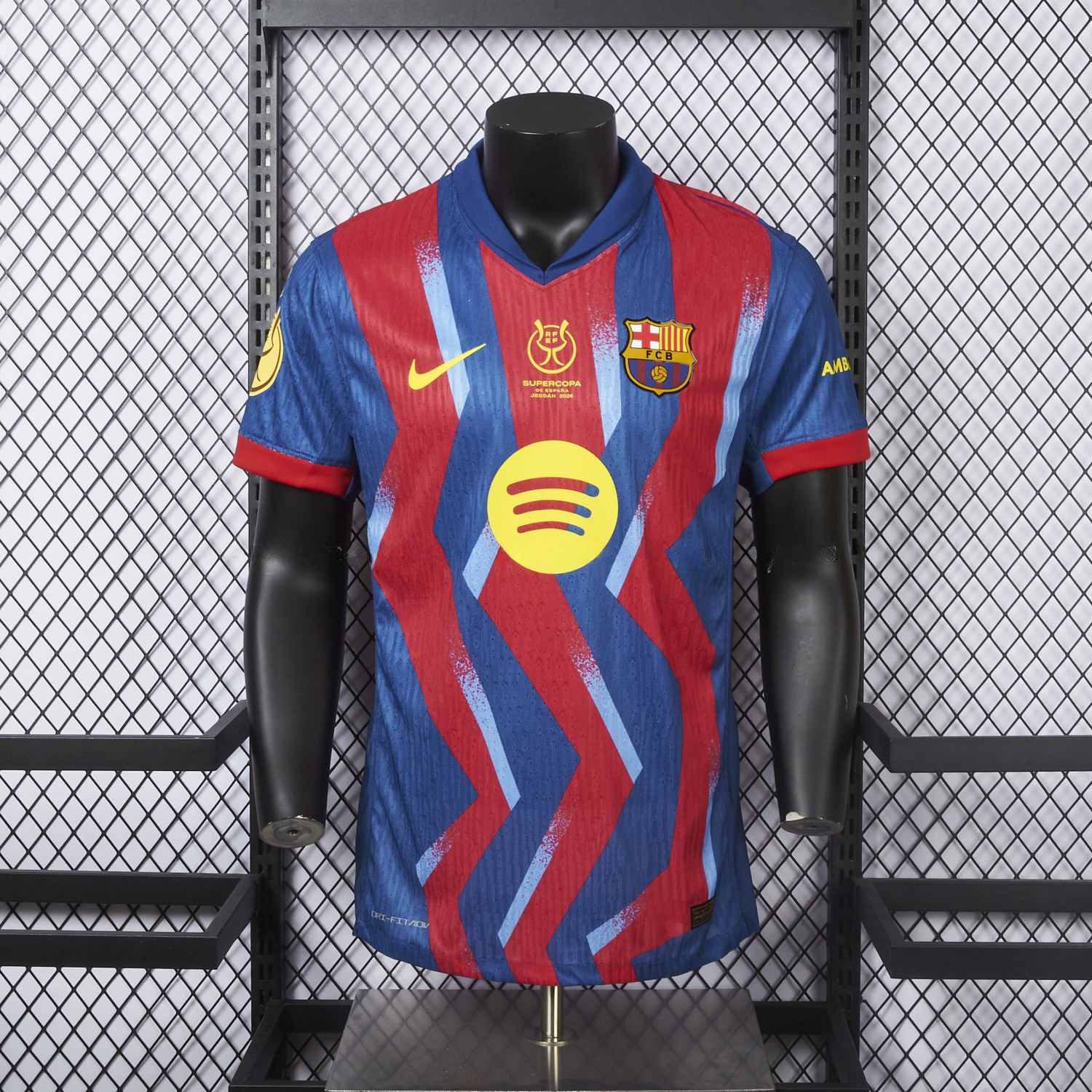 Barcelona 25-26 Supercopa De España Fourth Jersey - Player Version - Unitedfutballjersey