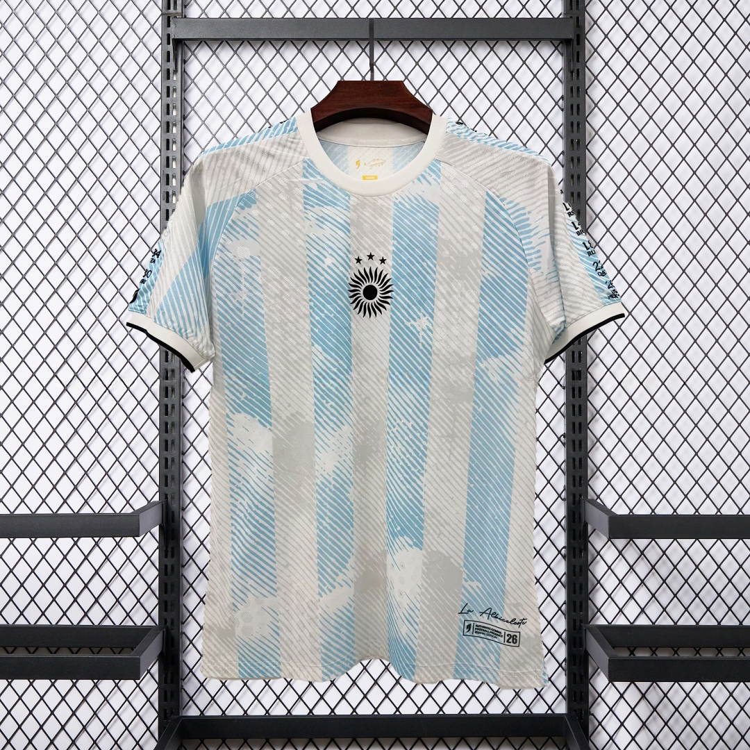 Argentina 2026 COMMA Blue White Messi Special Jersey - Fans Version - Unitedfutballjersey