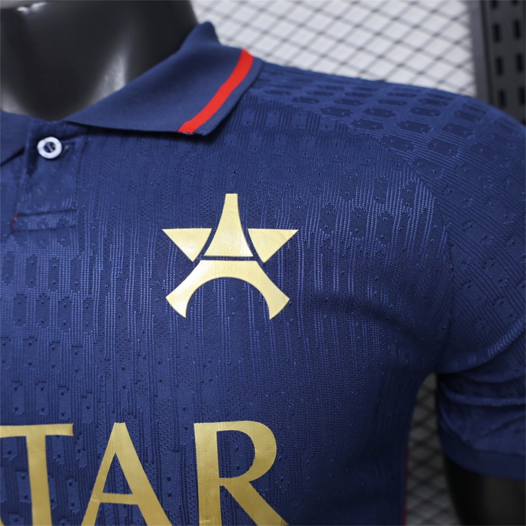 Paris Saint-Germain PSG 26-27 Retro Casual Style Blue Jersey - Player Version - Unitedfutballjersey