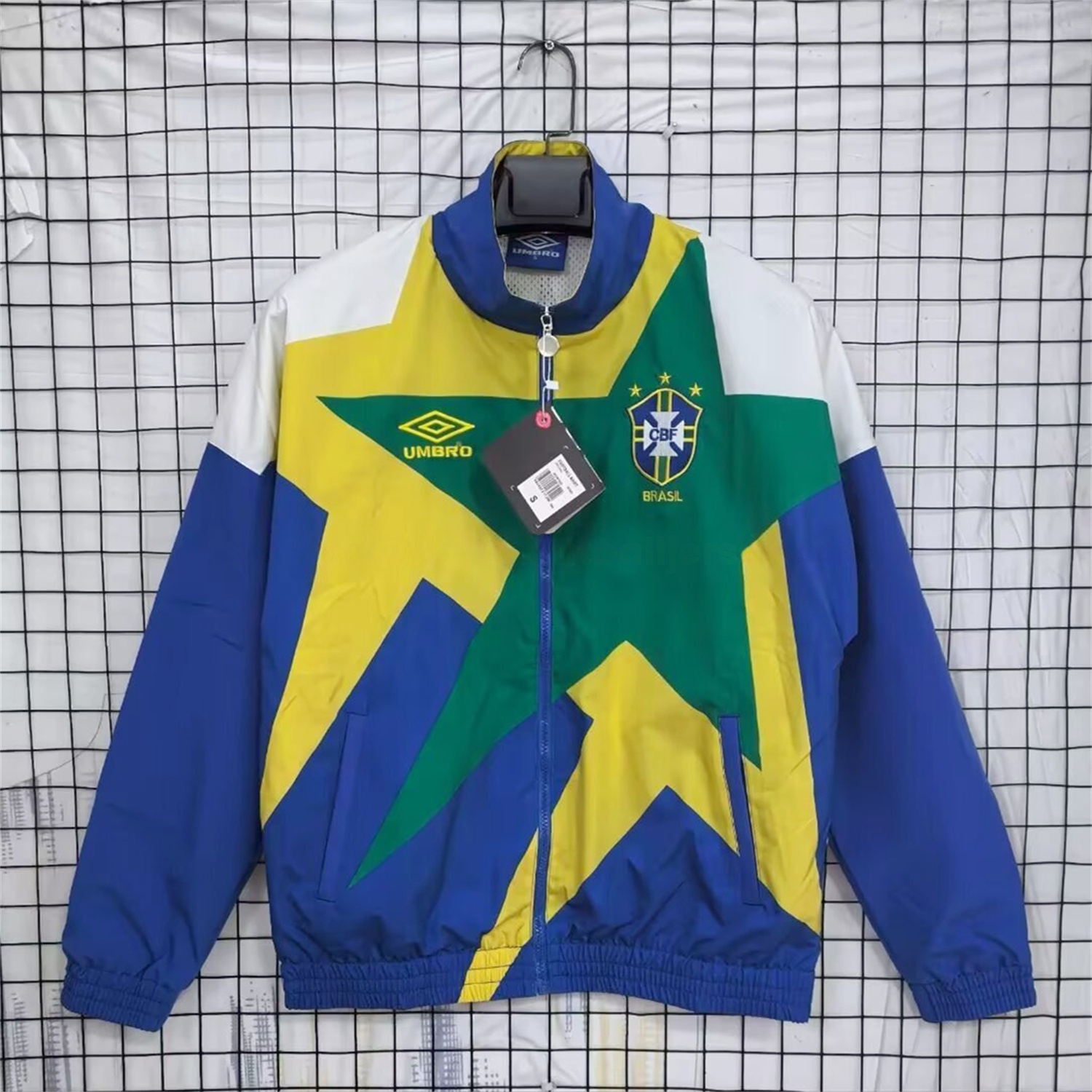 Brazil 2026 Windbreaker Jacket - Green Star - Unitedfutballjersey