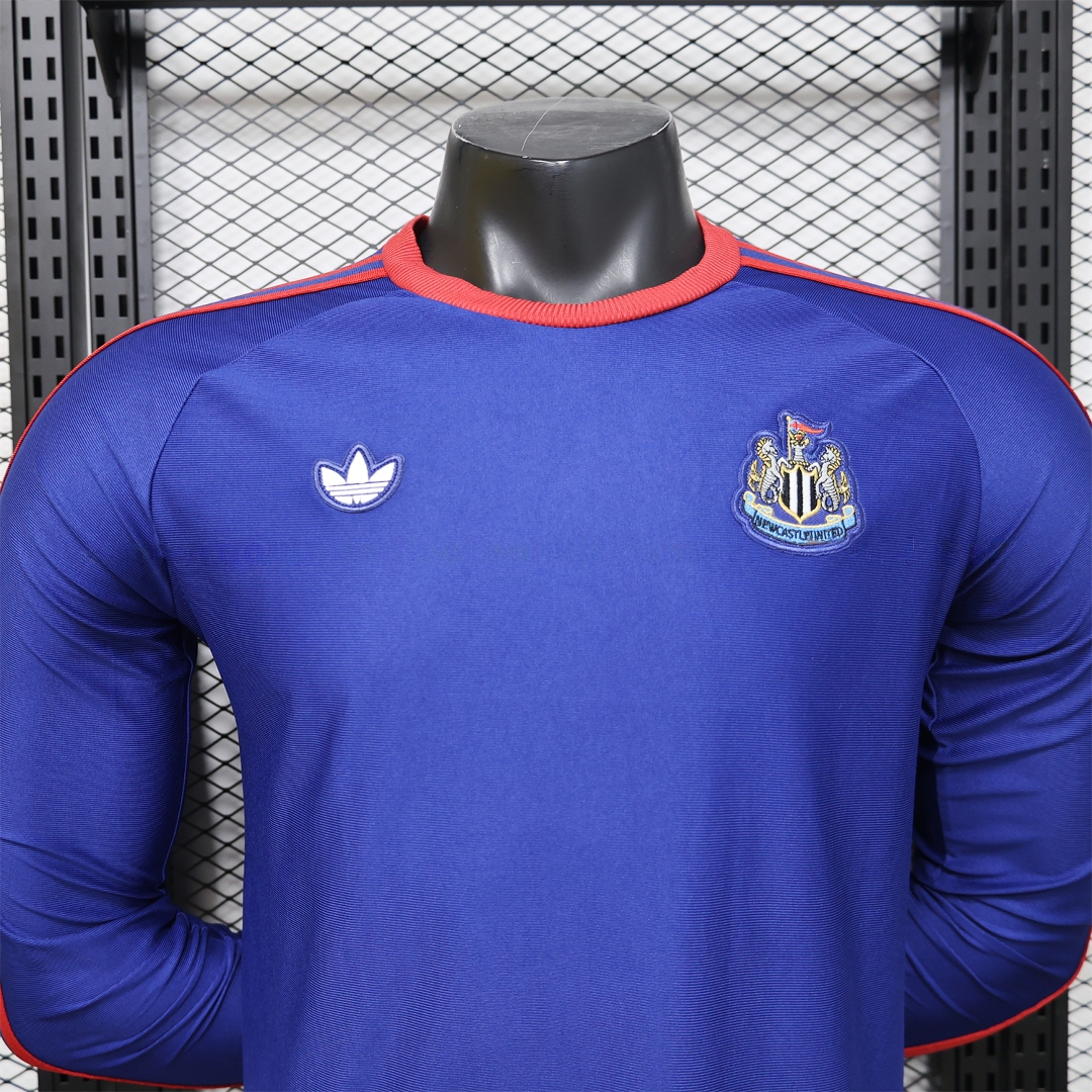Newcastle United 25-26 Purple-Blue Casual Long Sleeves Jersey - Player Version - Unitedfutballjersey