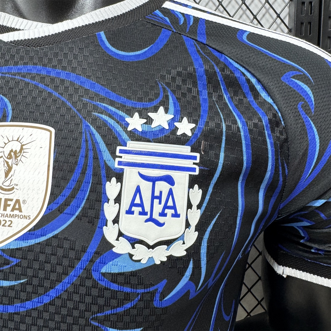 Argentina 2026 Away Deep Blue Jersey - Player Version - Unitedfutballjersey