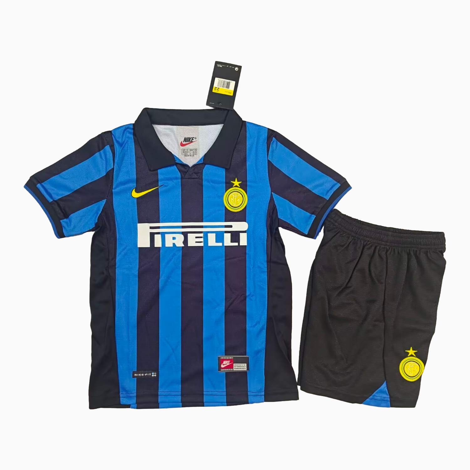Retro Inter Milan 1998-99 Home Kids Kit - Unitedfutballjersey