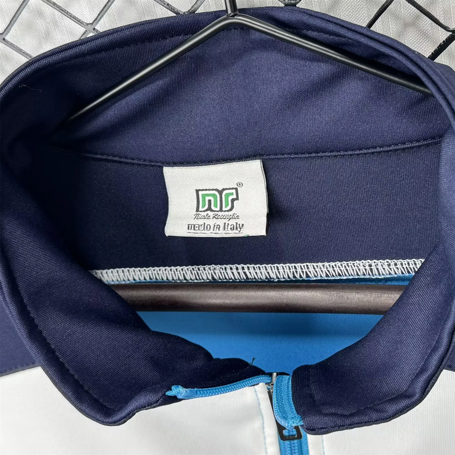 Retro Napoli 1989-90 Blue Windbreaker - Unitedfutballjersey