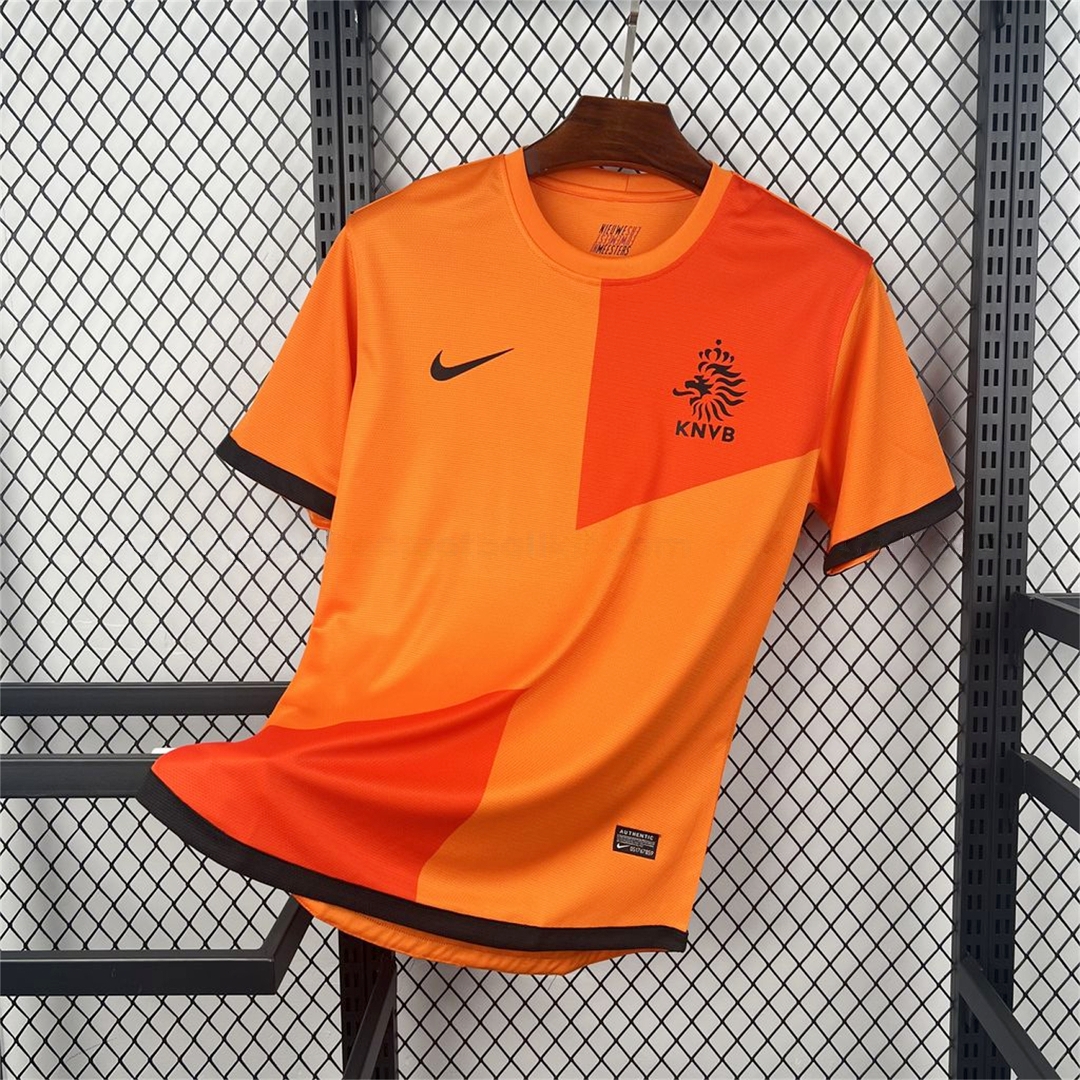 Retro Netherlands 2012 Orange Home Jersey - Unitedfutballjersey