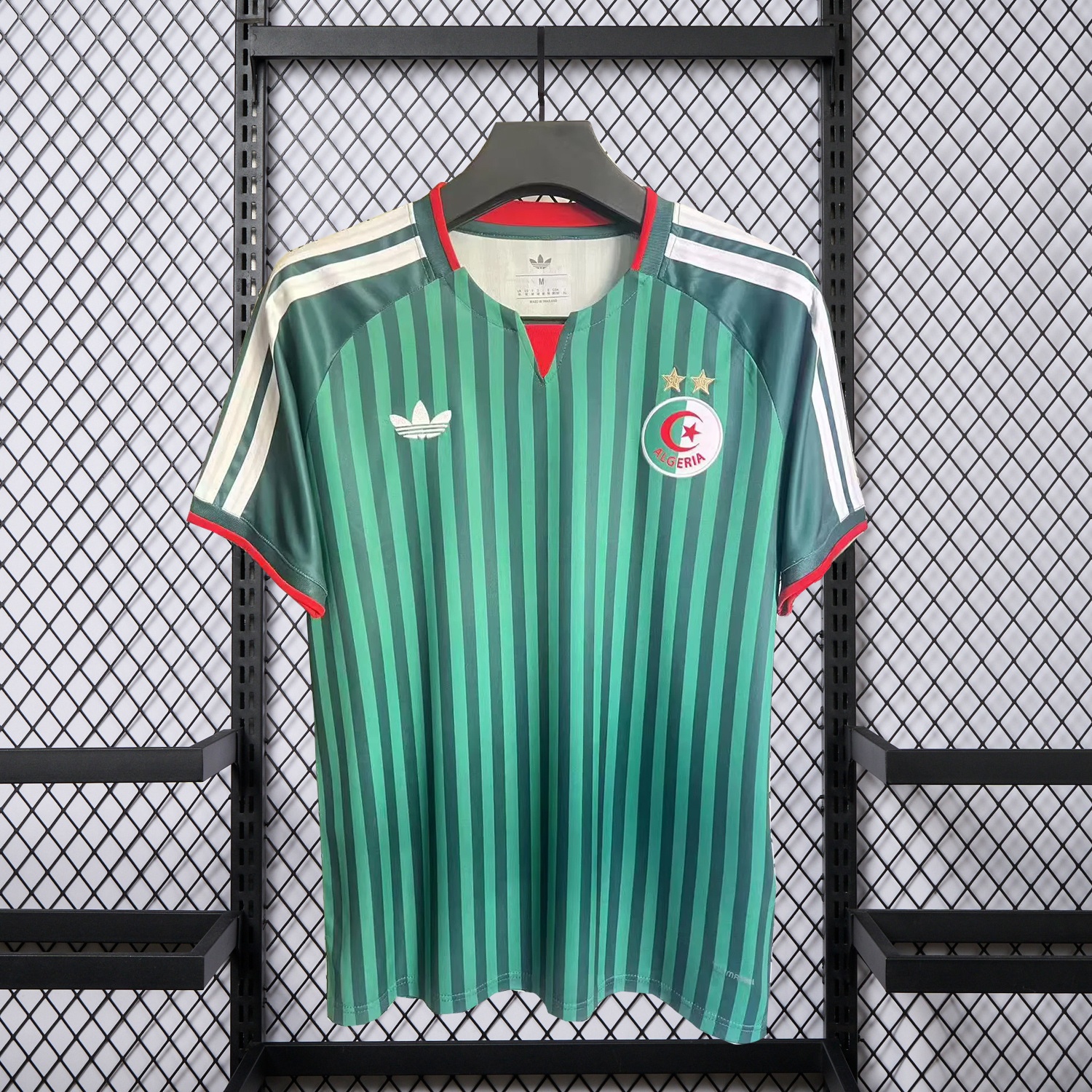 Algeria 2026 Away Green Jersey With 2 Stars - Fans Version - Unitedfutballjersey