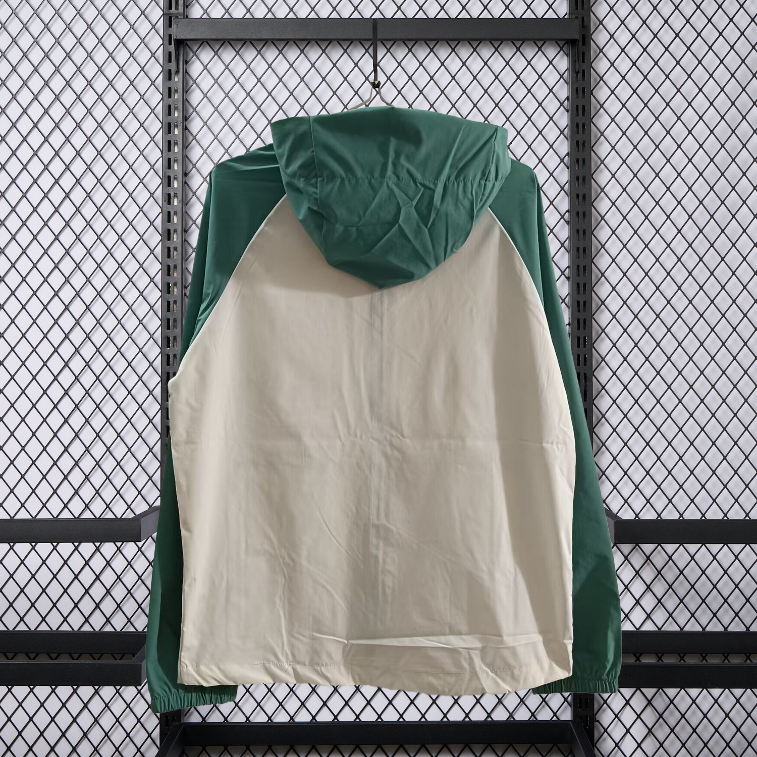 Palmeiras 25-26 Training Windbreaker Jacket - Grey With Green - Unitedfutballjersey