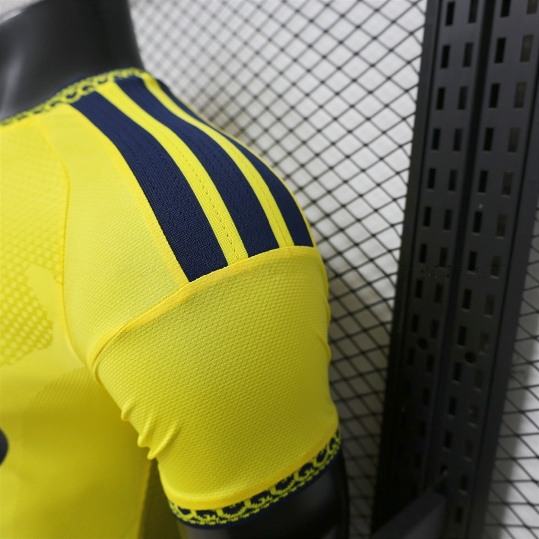 Al Nassr Riyadh Victory 26-27 Home Jersey With Sponsors - Player Version - Unitedfutballjersey
