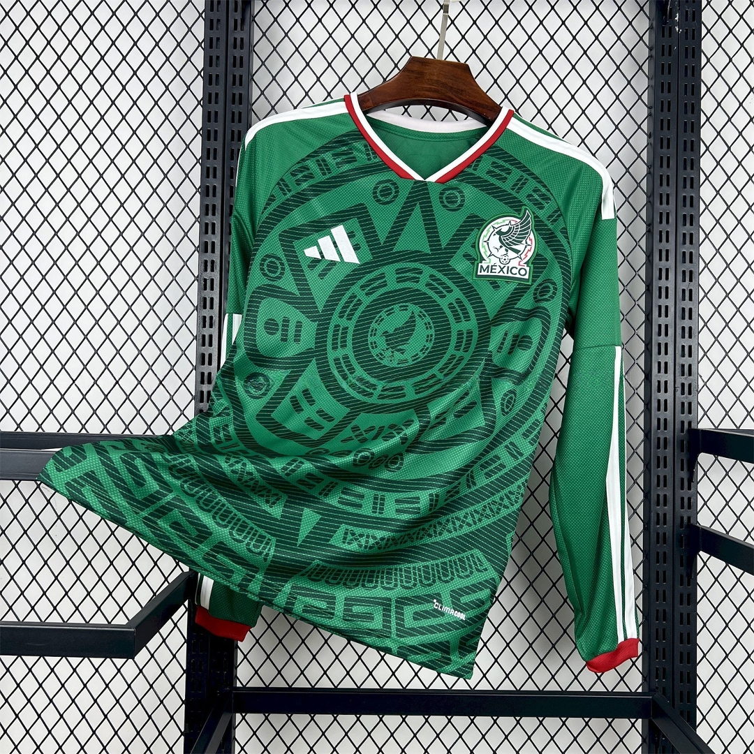 Mexico 2026 Home Long Sleeves Jersey - Fans Version - Unitedfutballjersey